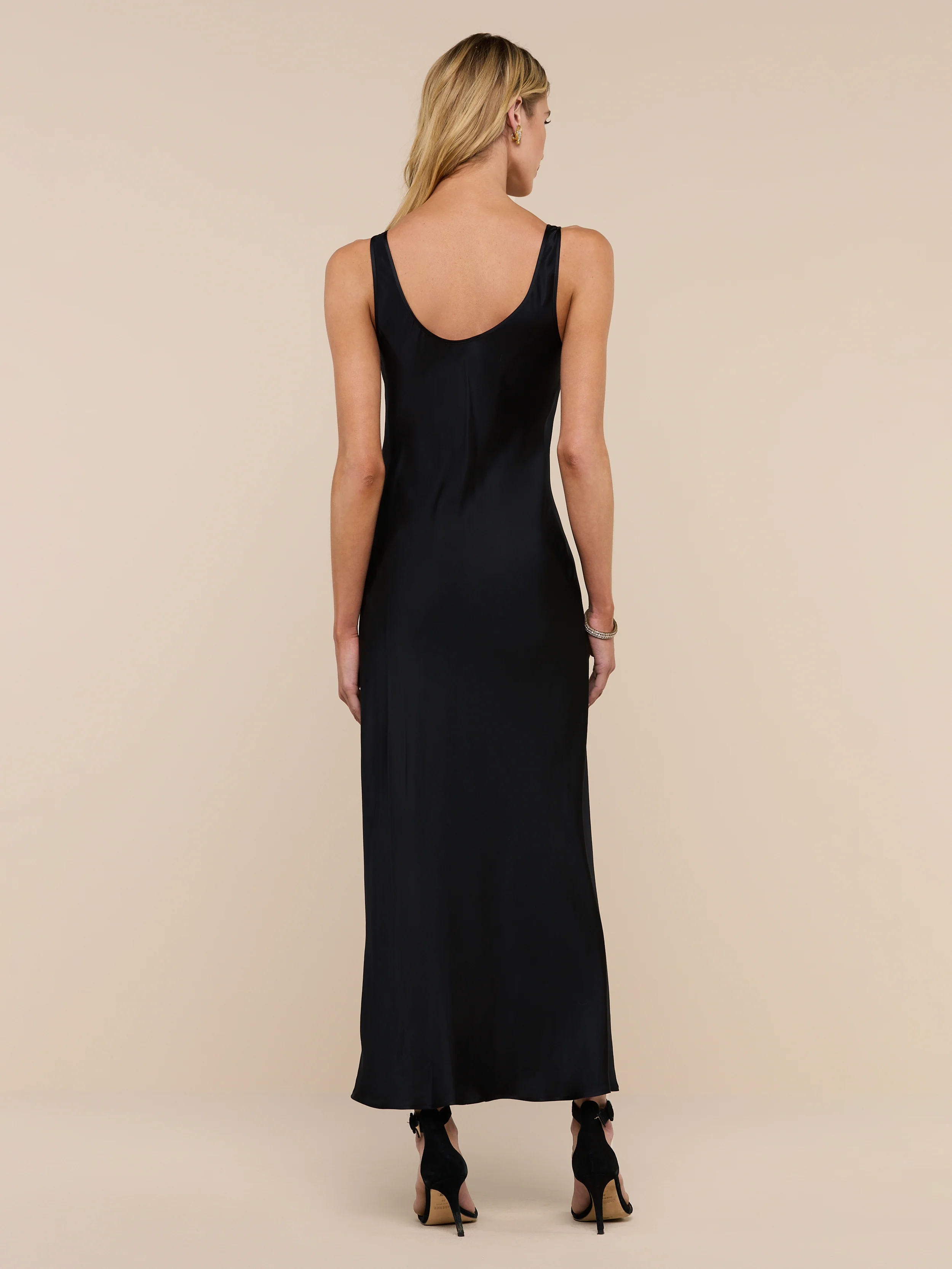 Akiya Satin Maxi Dress - Image 3