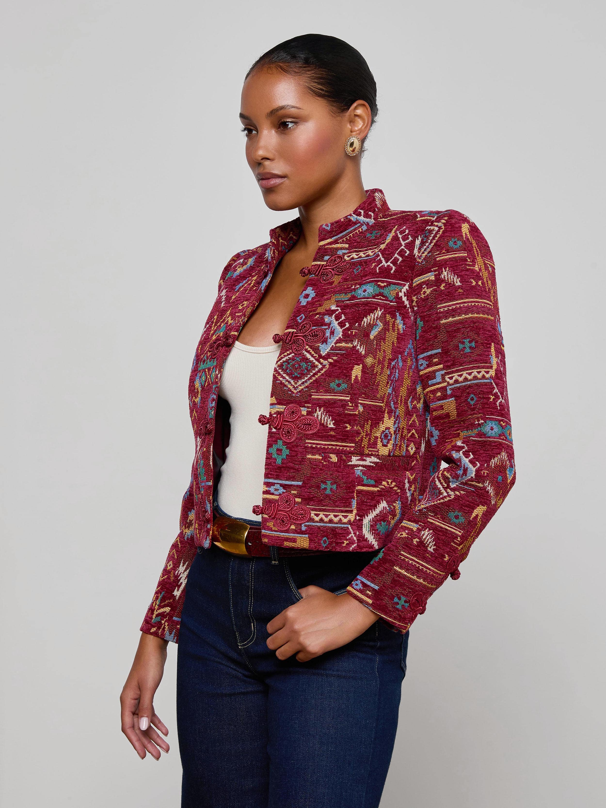 Asha Jacquard Jacket - Image 2