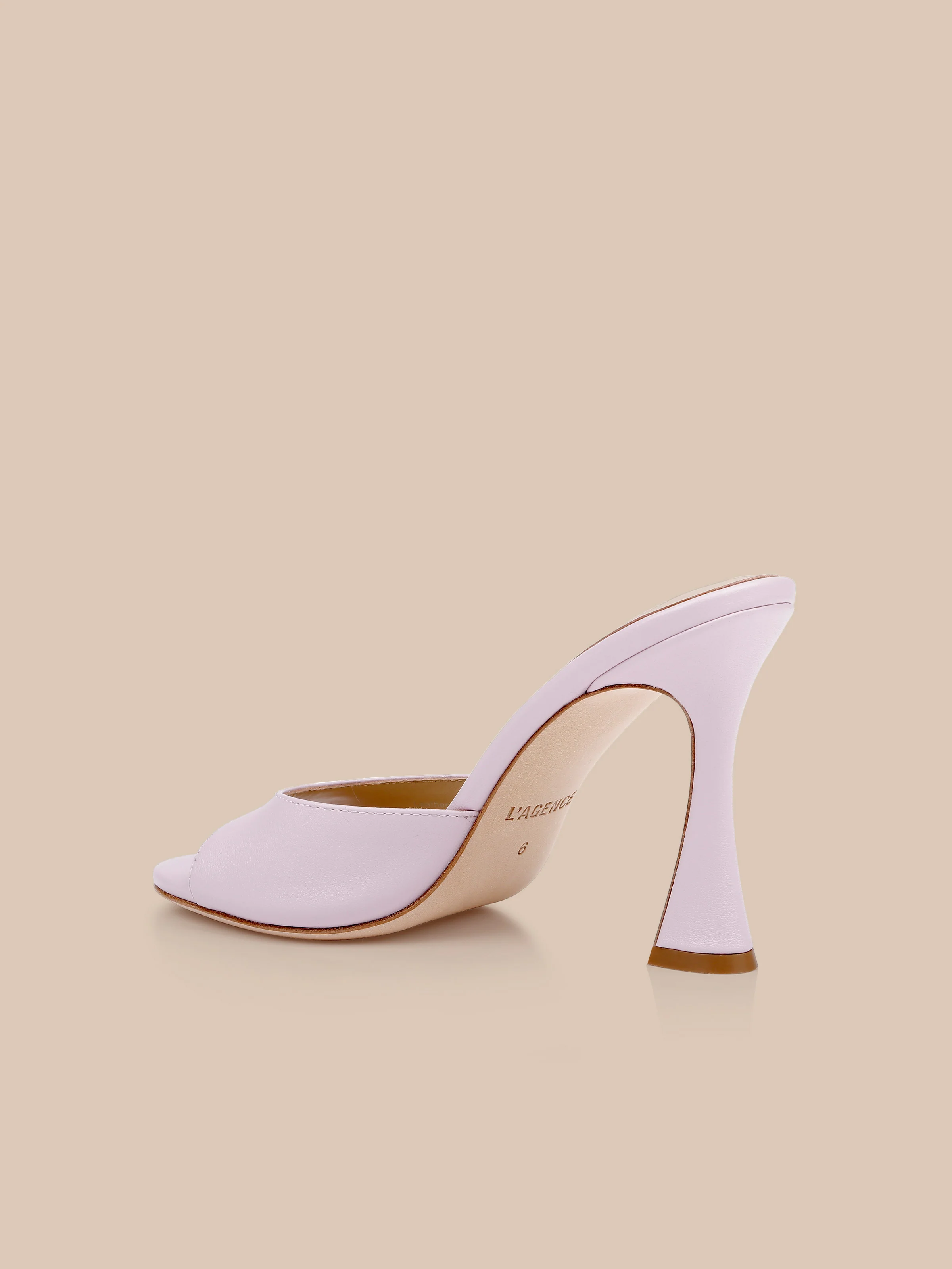 Avery Leather Open-Toe Mule - Image 4
