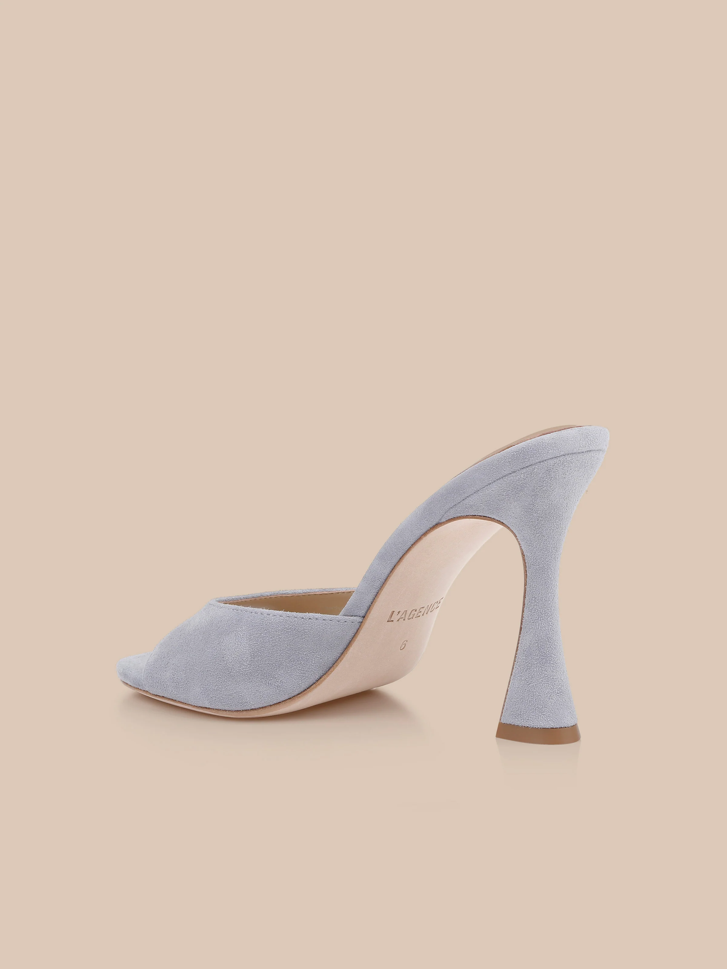 Avery Suede Open-Toe Mule - Image 4