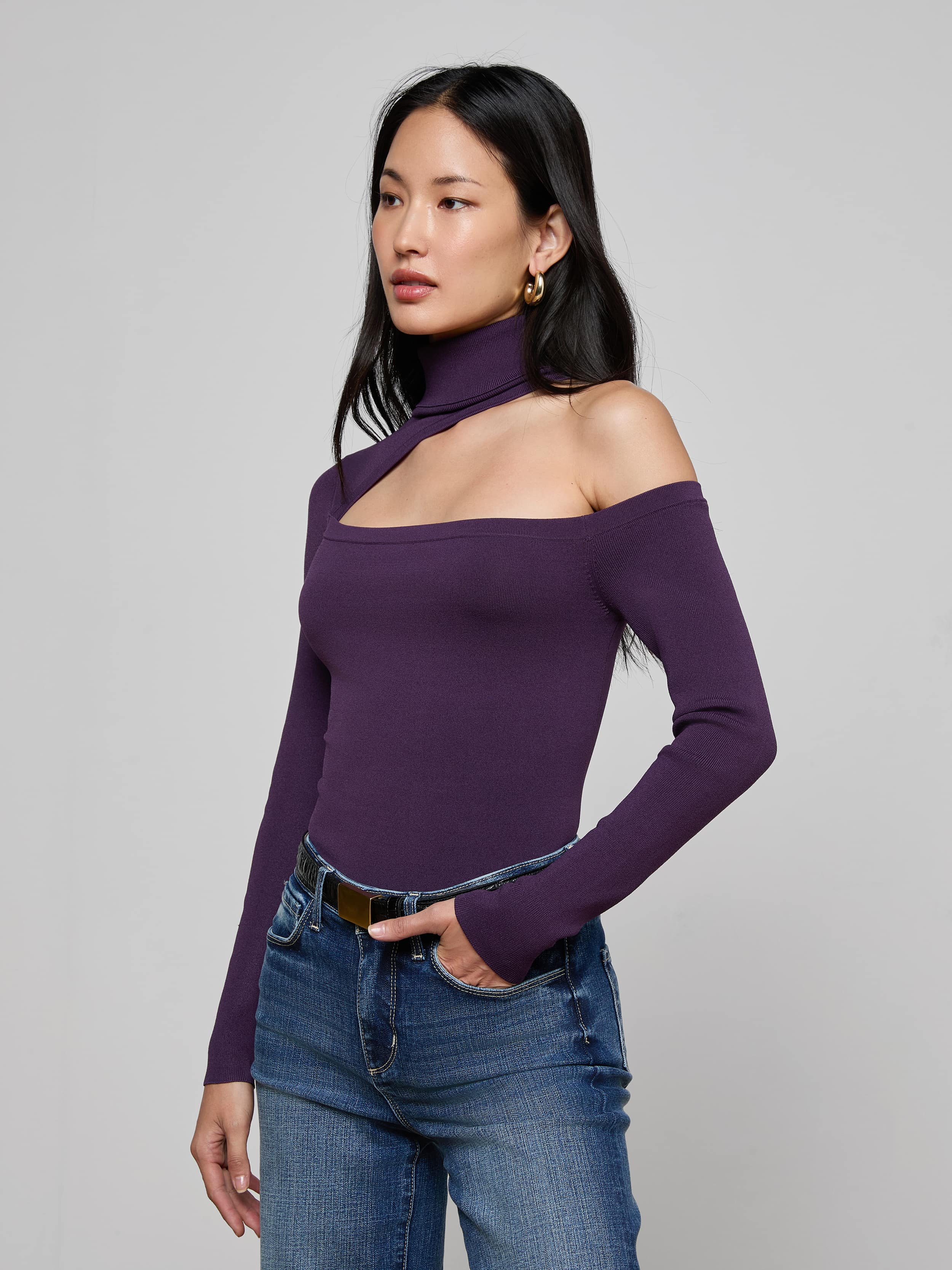 Azia Cutout Knit Top - Image 2