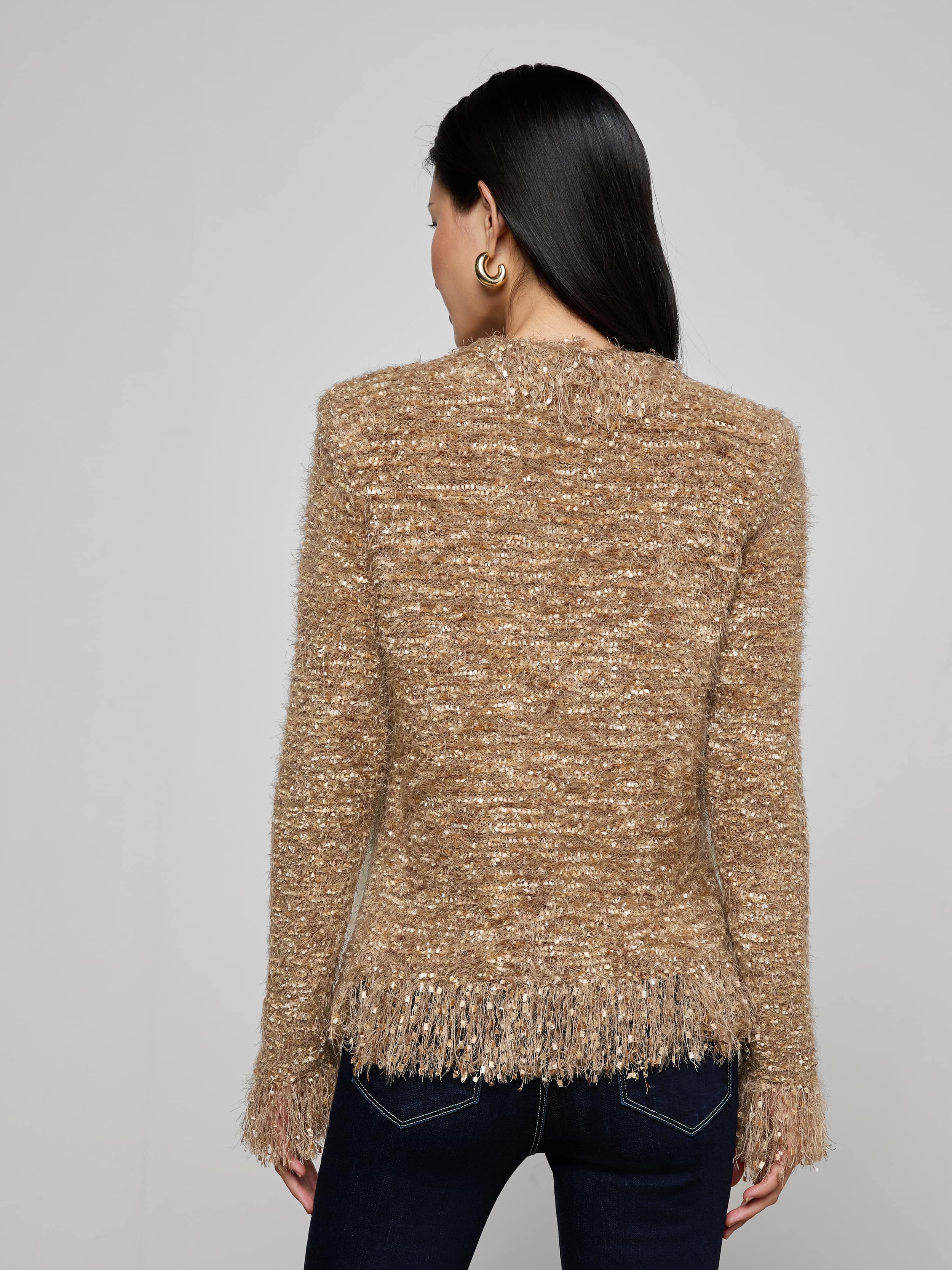Azure Fringe Cardigan Blazer - Image 4