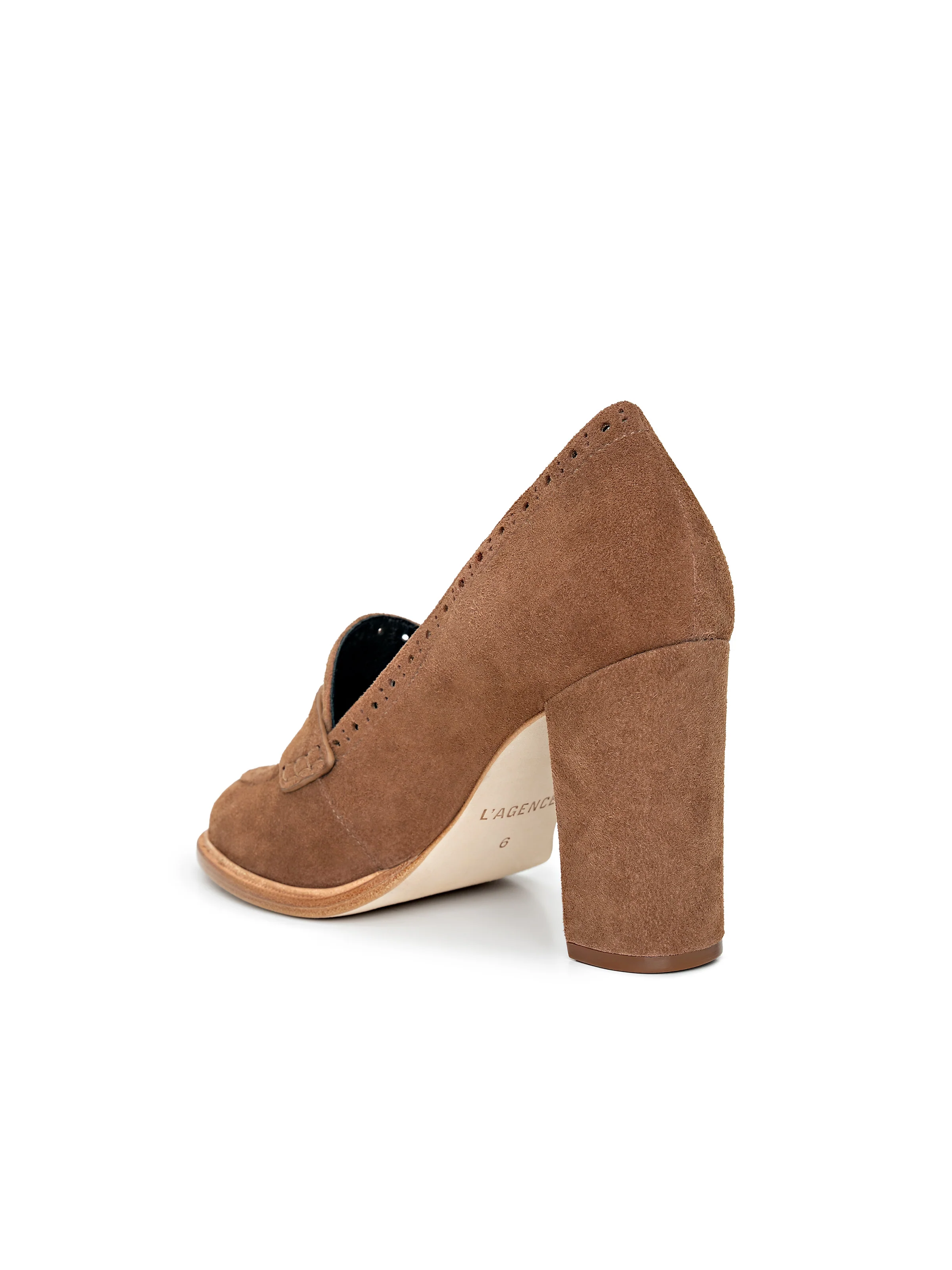 Bea Brogue Block-Heel Loafer - Image 4