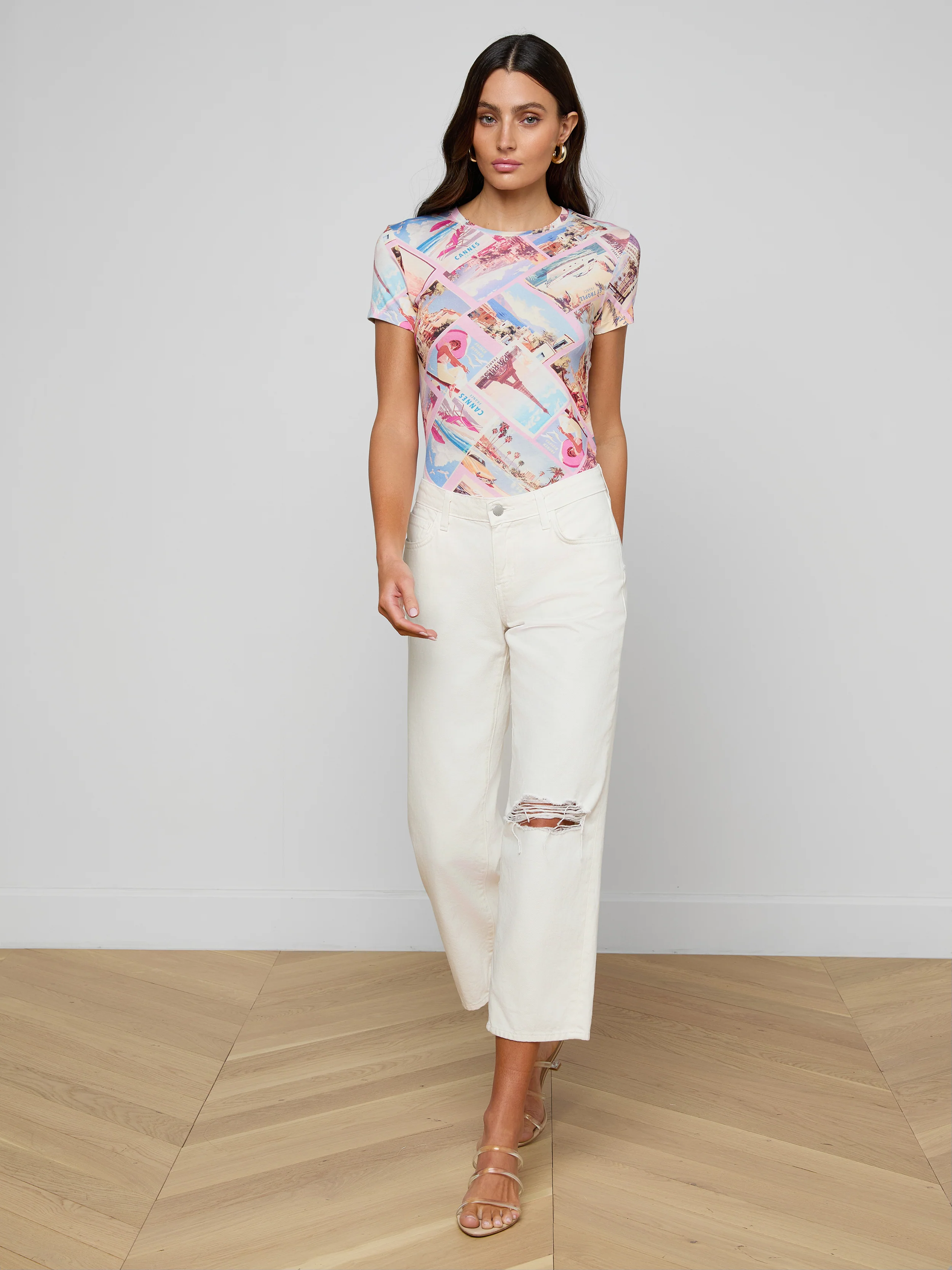Blaine Cropped Stovepipe Jean
