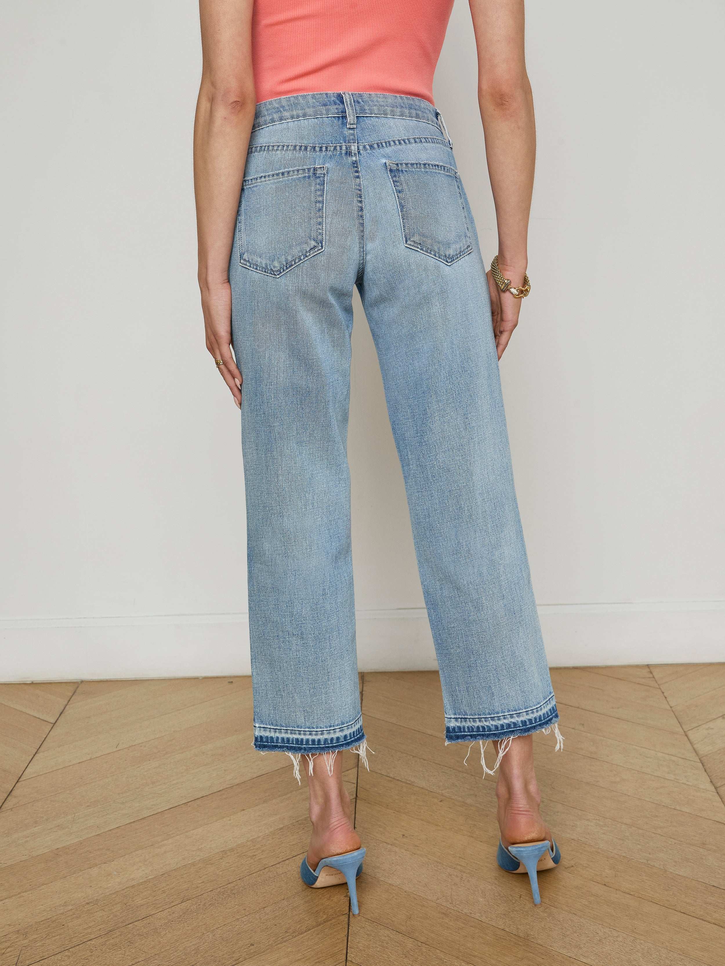 Blaine Cropped Stovepipe Jean - Image 4