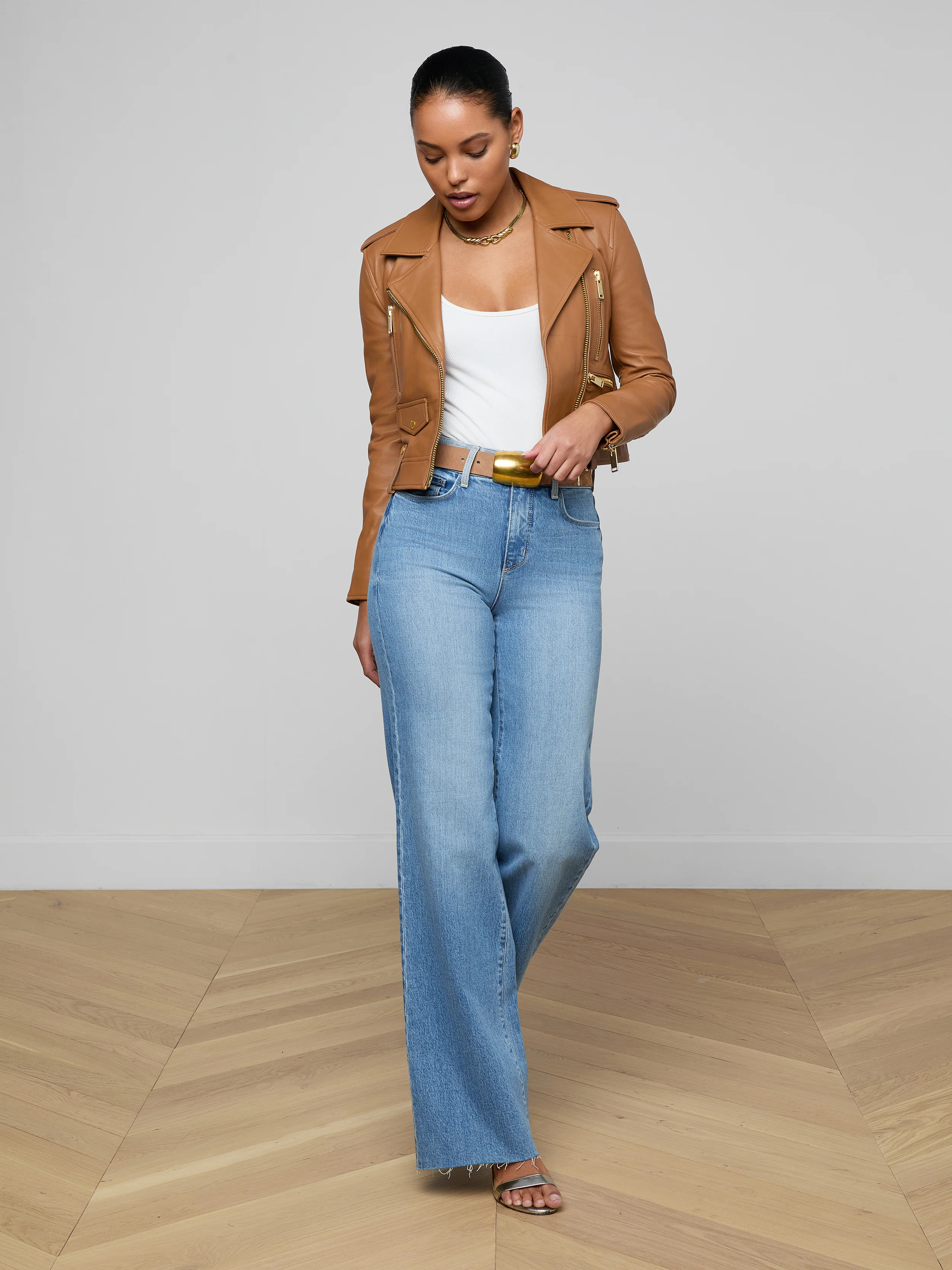 Blakely Leather Biker Jacket - Image 4