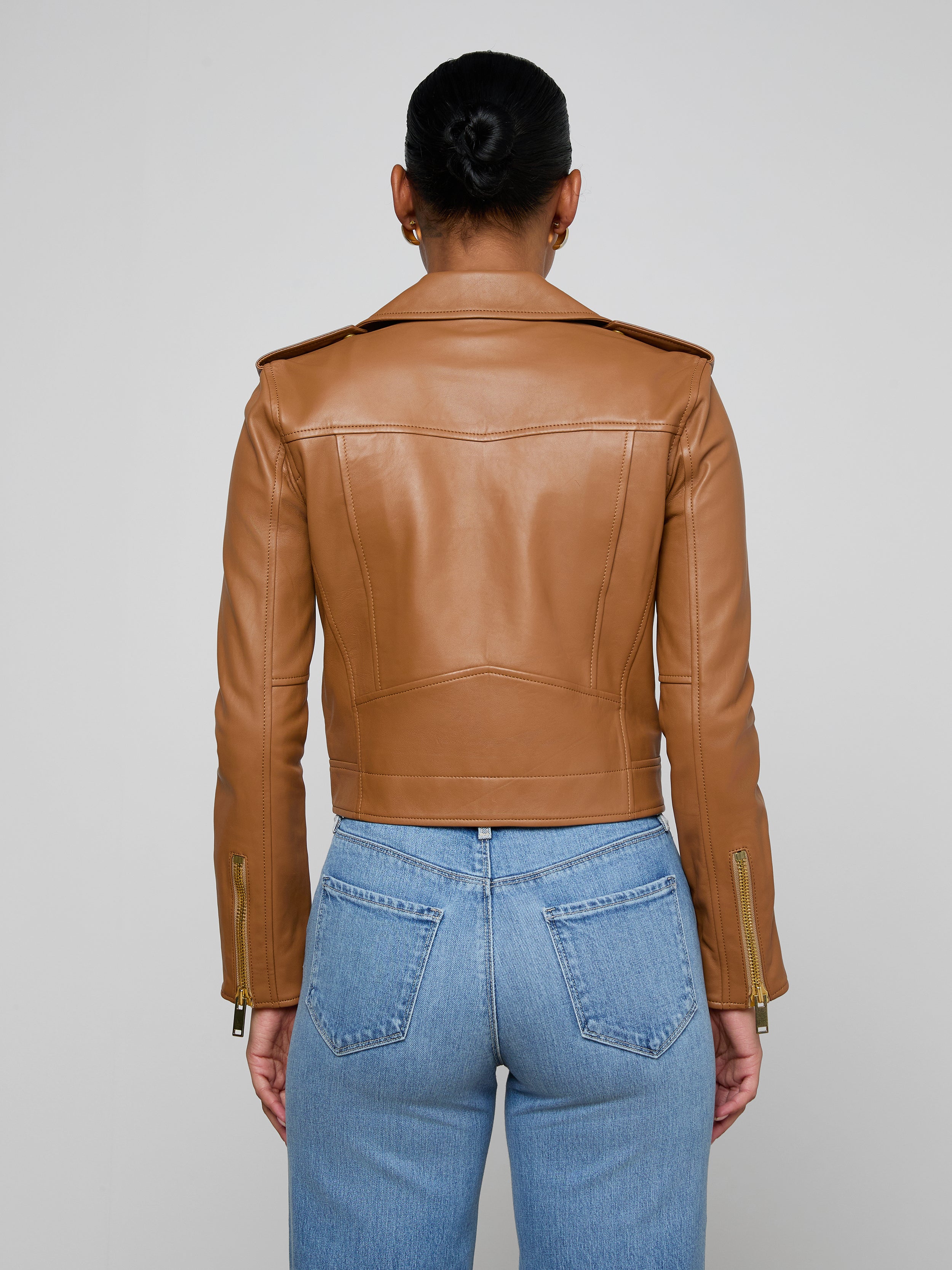 Blakely Leather Biker Jacket - Image 5