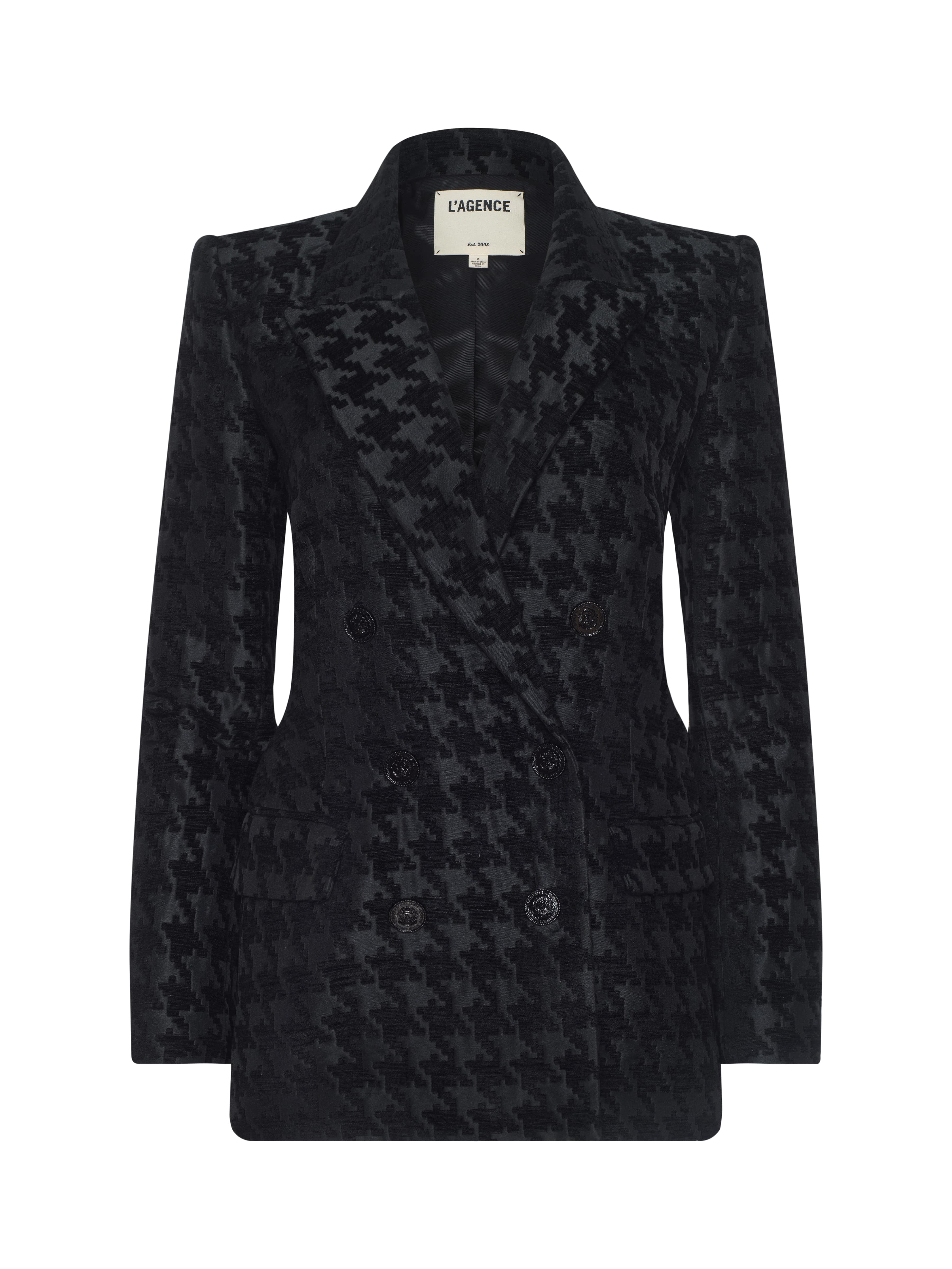 Cambrie Oversized Houndstooth Blazer - Image 7
