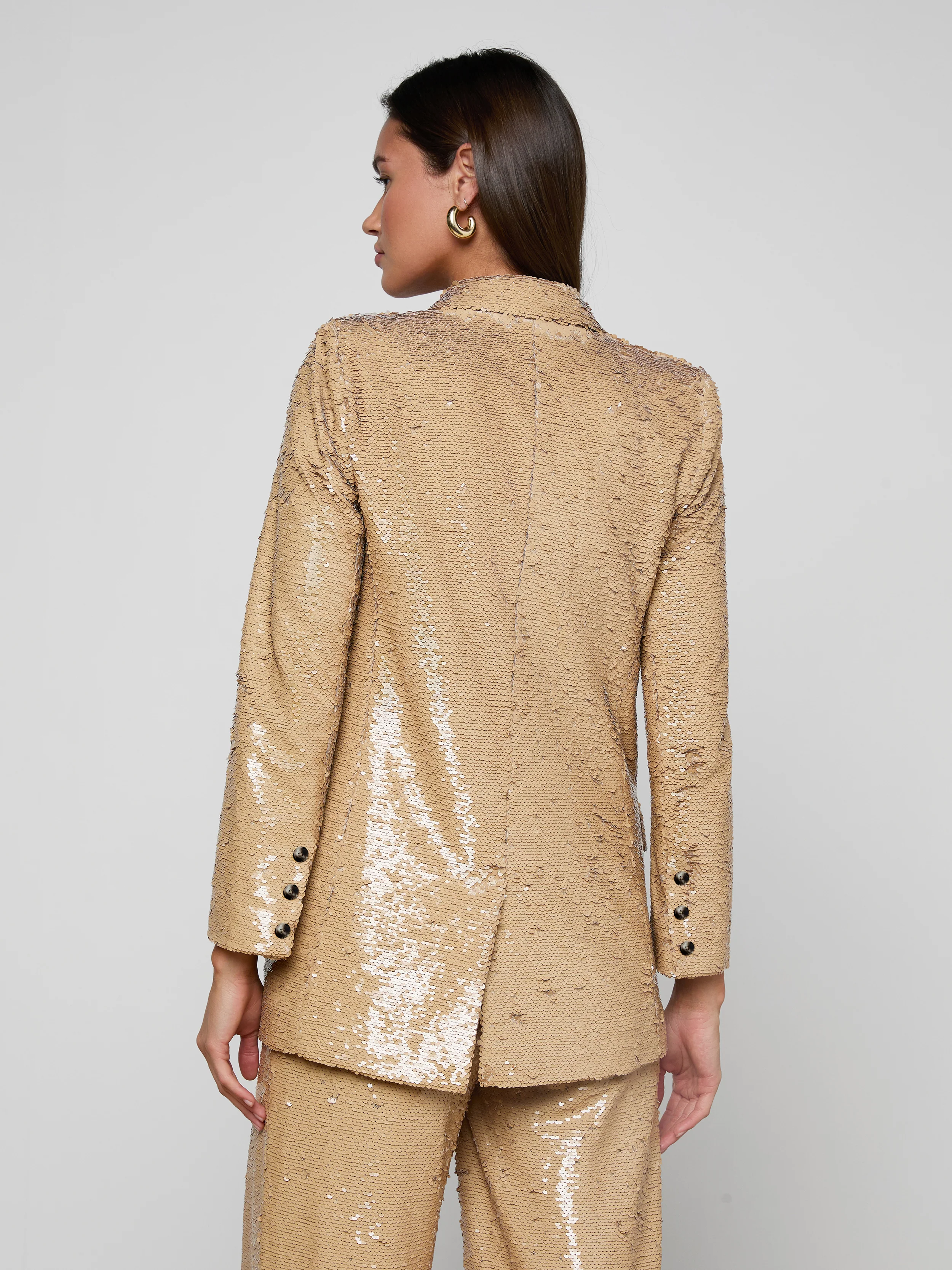 Cambrie Oversized Sequin Blazer - Image 4