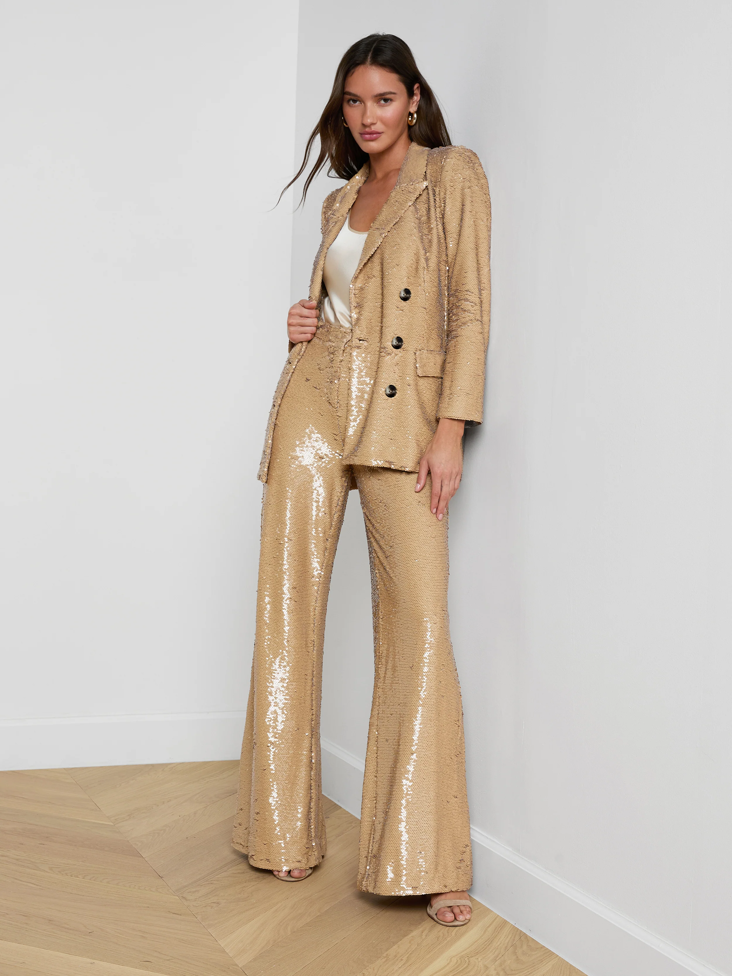 Cambrie Oversized Sequin Blazer - Image 5