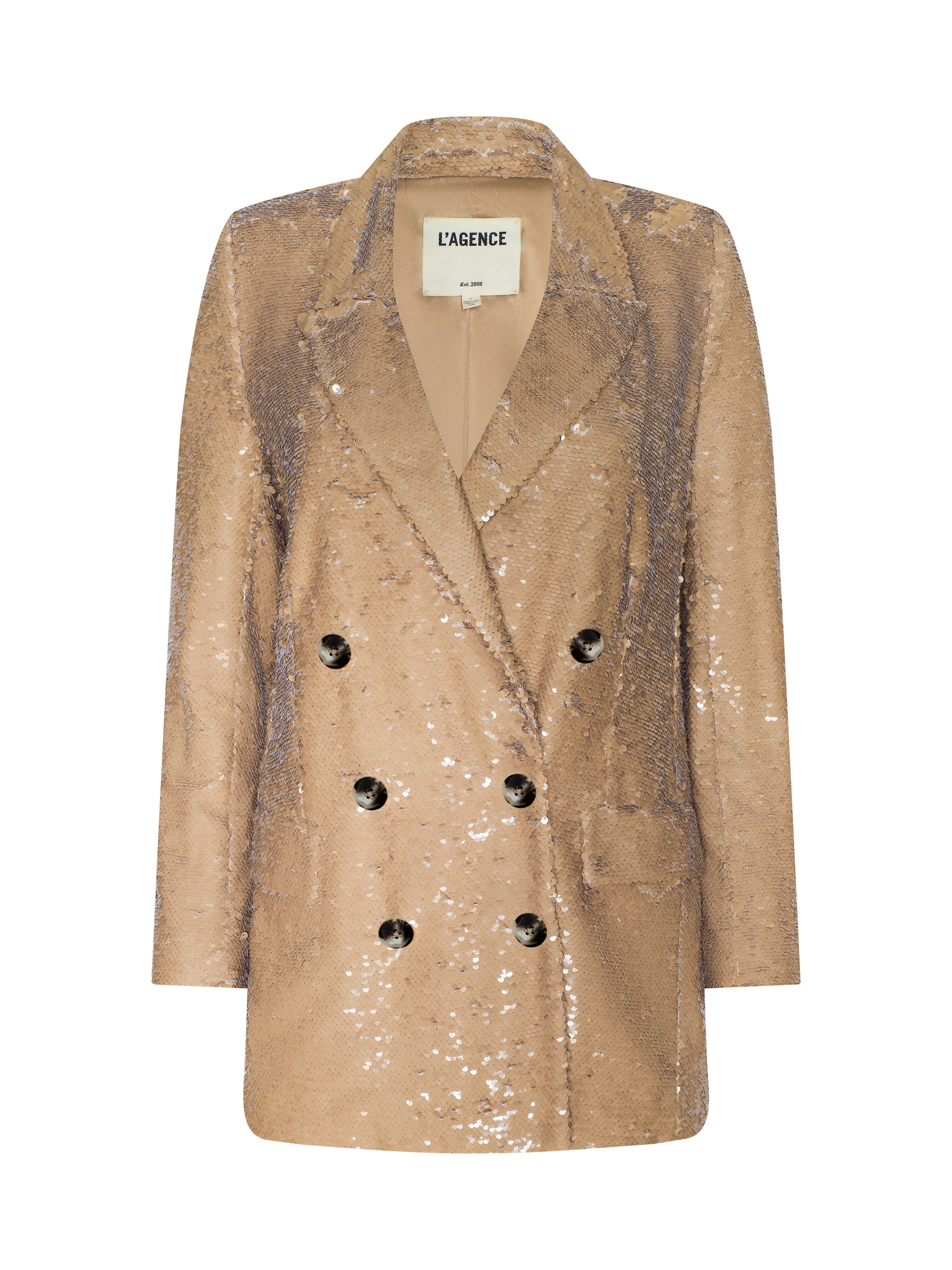 Cambrie Oversized Sequin Blazer - Image 7