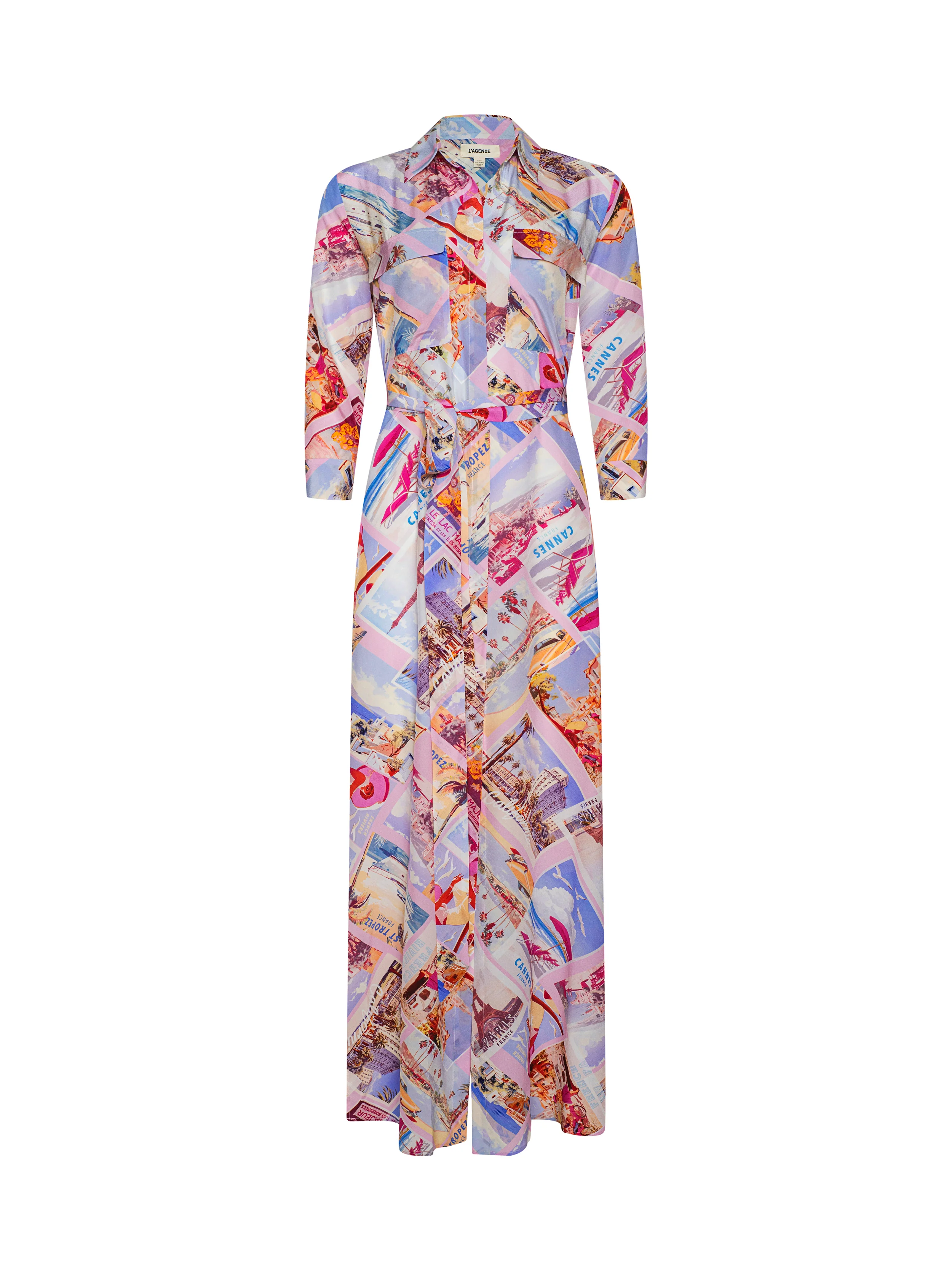 Cameron Silk Shirt Dress - Image 6
