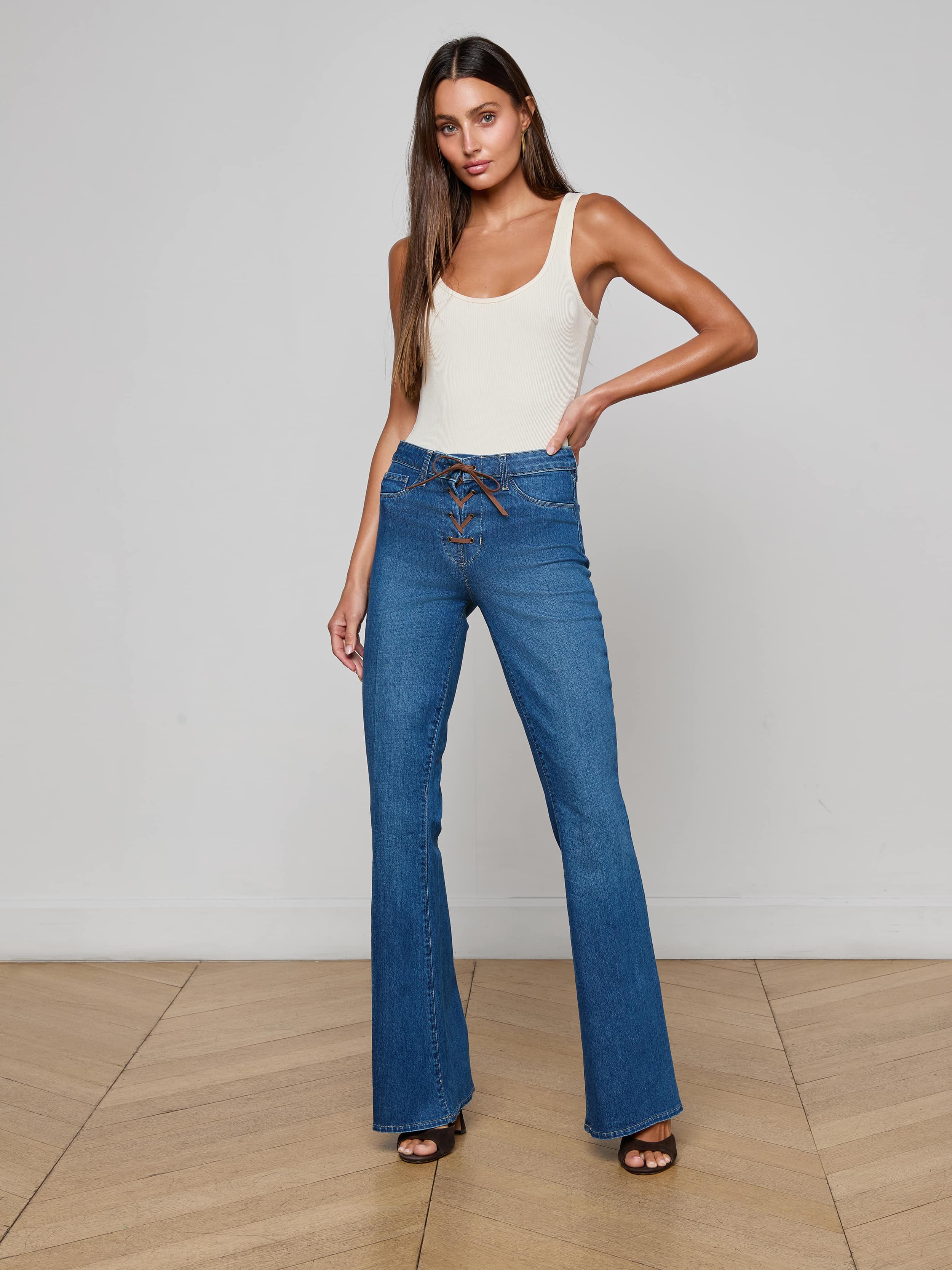 Charis Lace-Up Jean