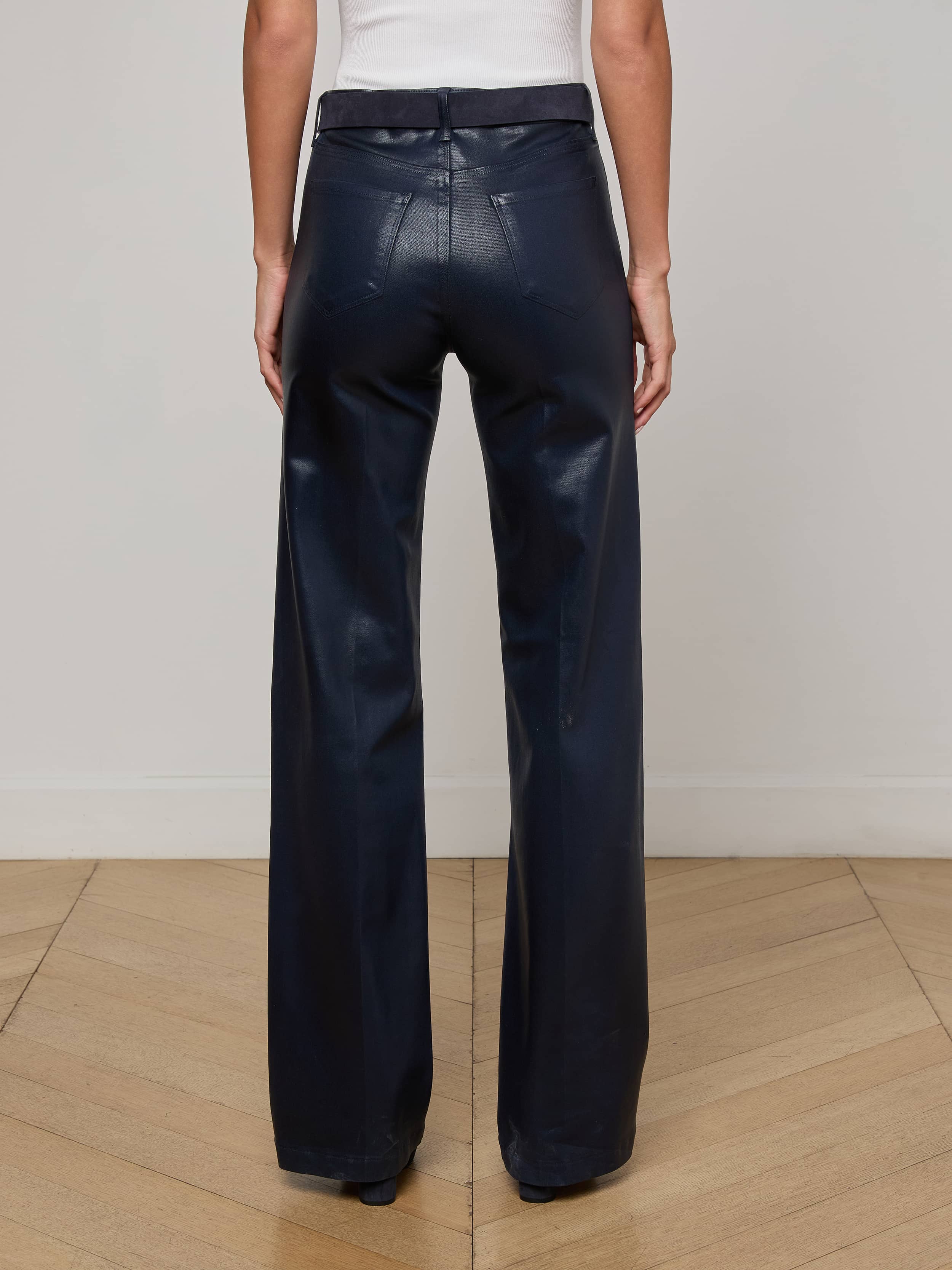 Clayton Coated Wide-Leg Jean - Image 5