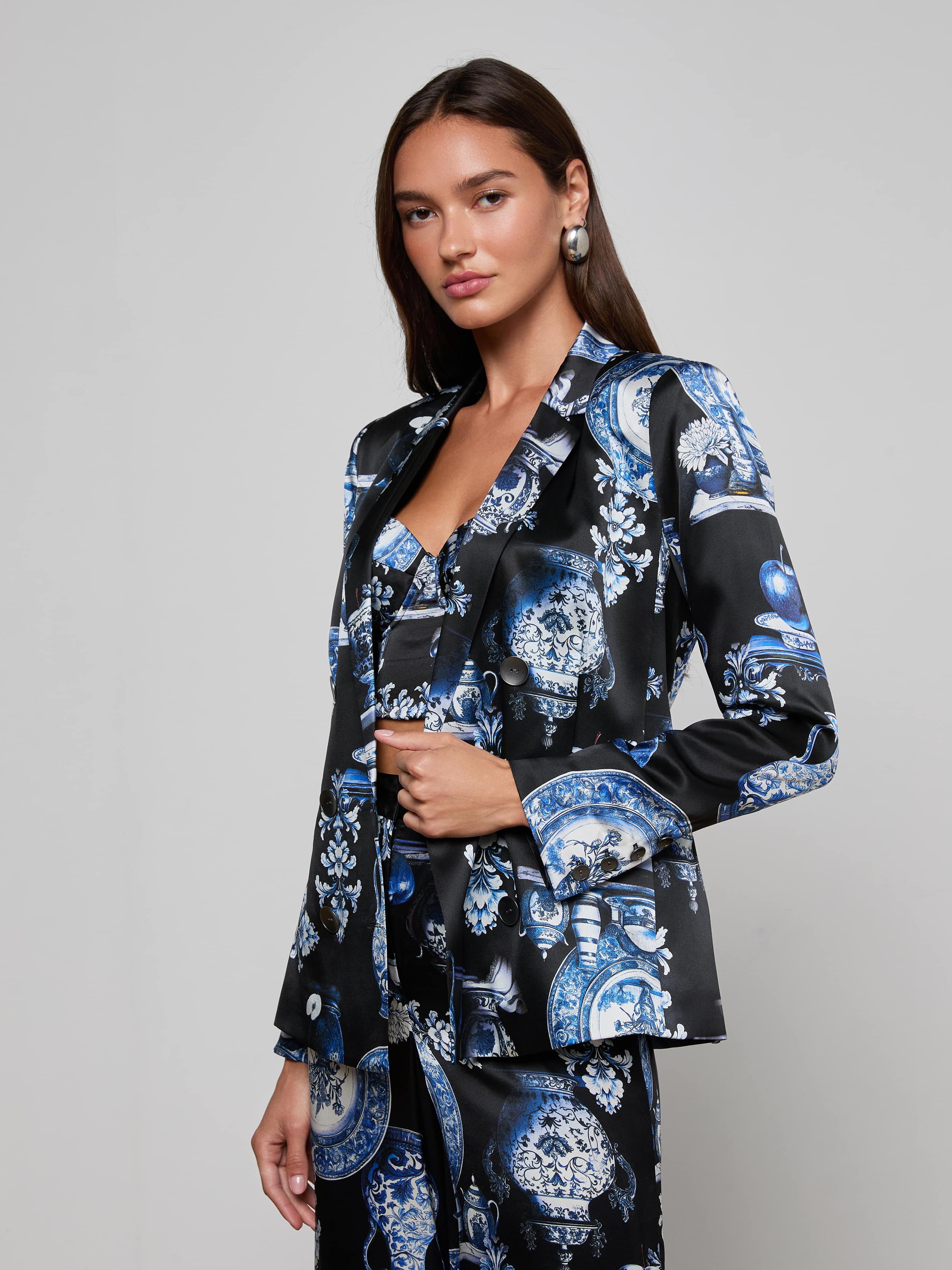 Colin Silk Blazer - Image 2