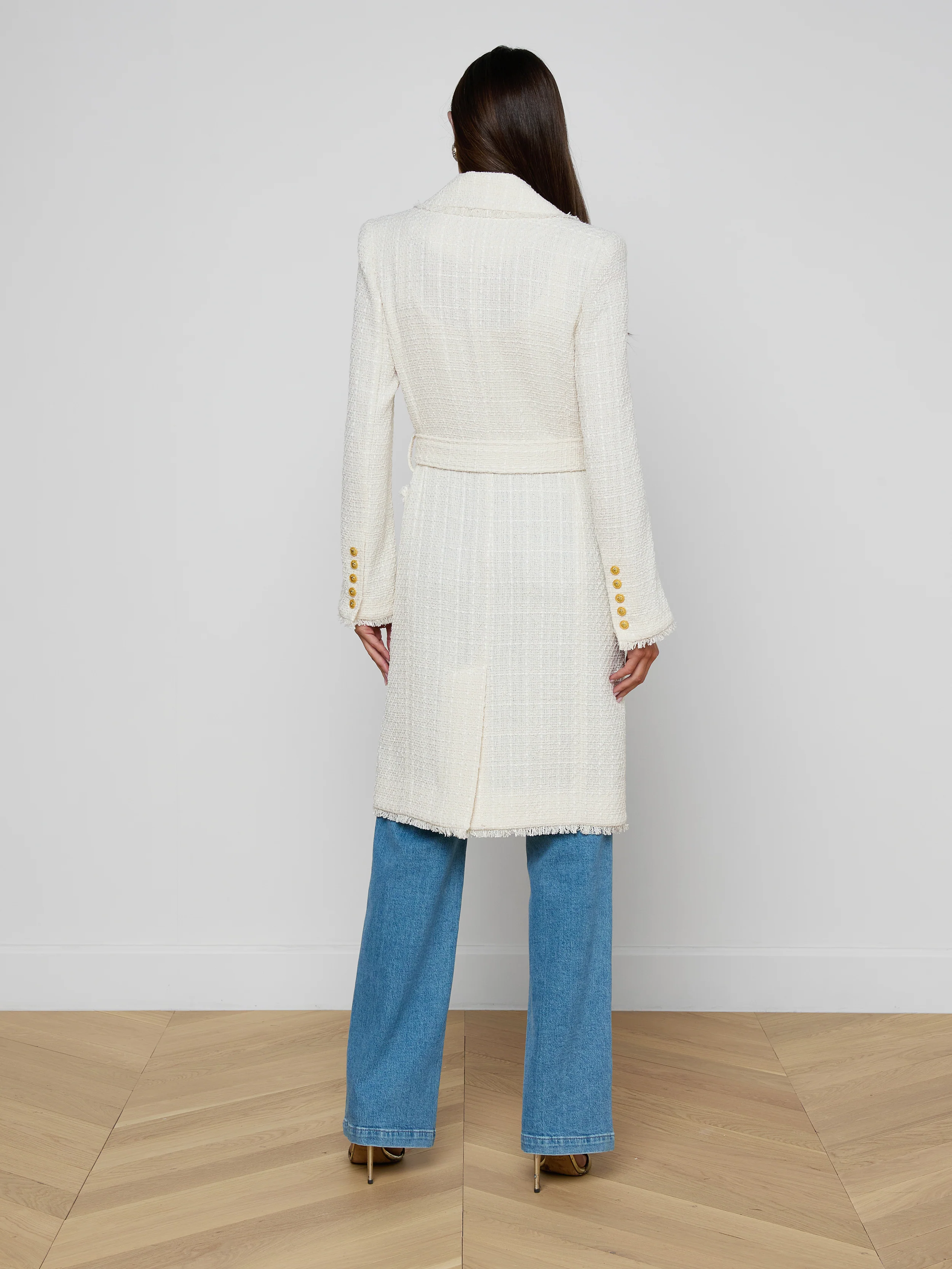 Cooper Tweed Trench Coat - Image 5
