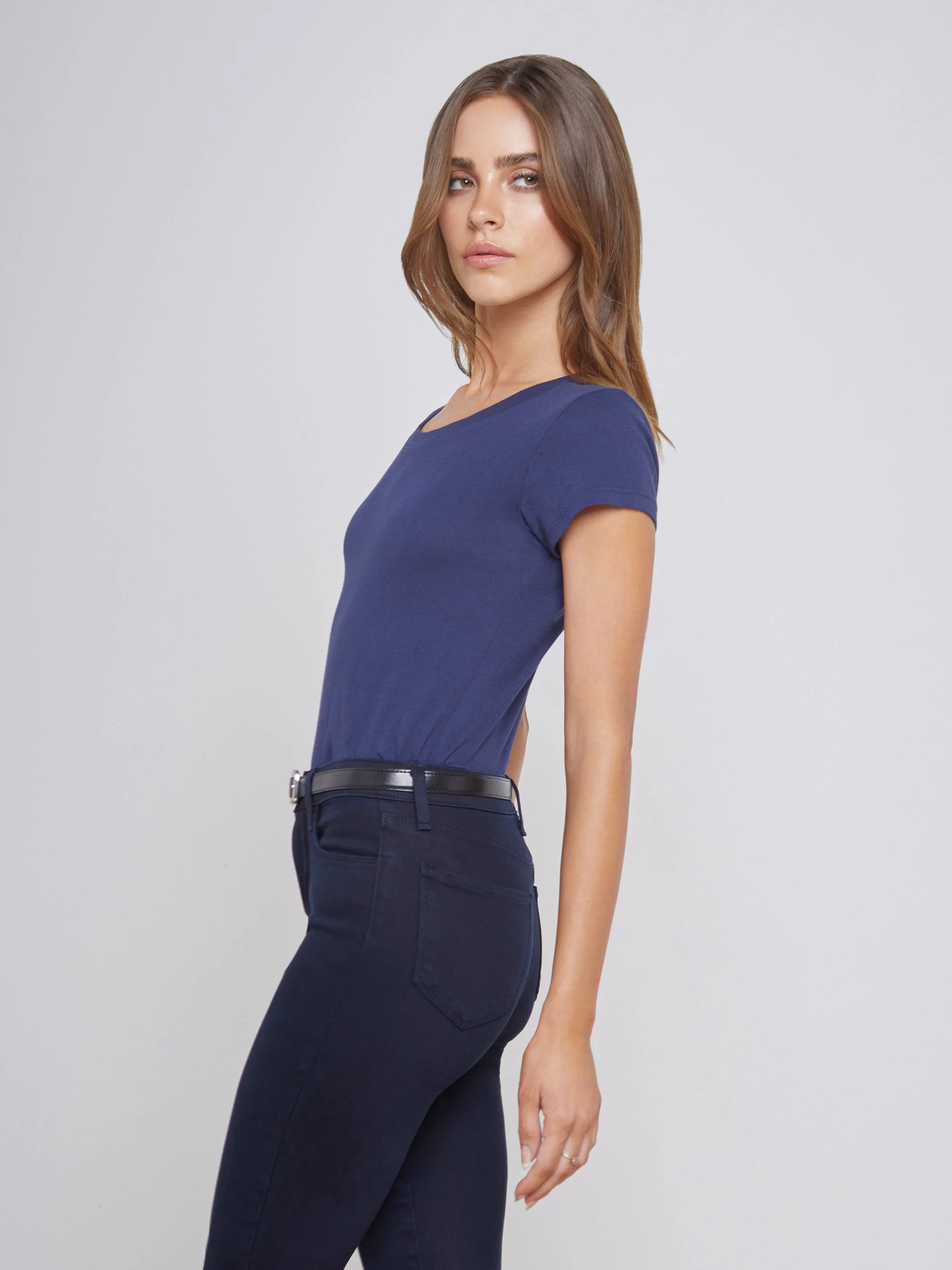 Cory Cotton Scoopneck Tee - Image 3