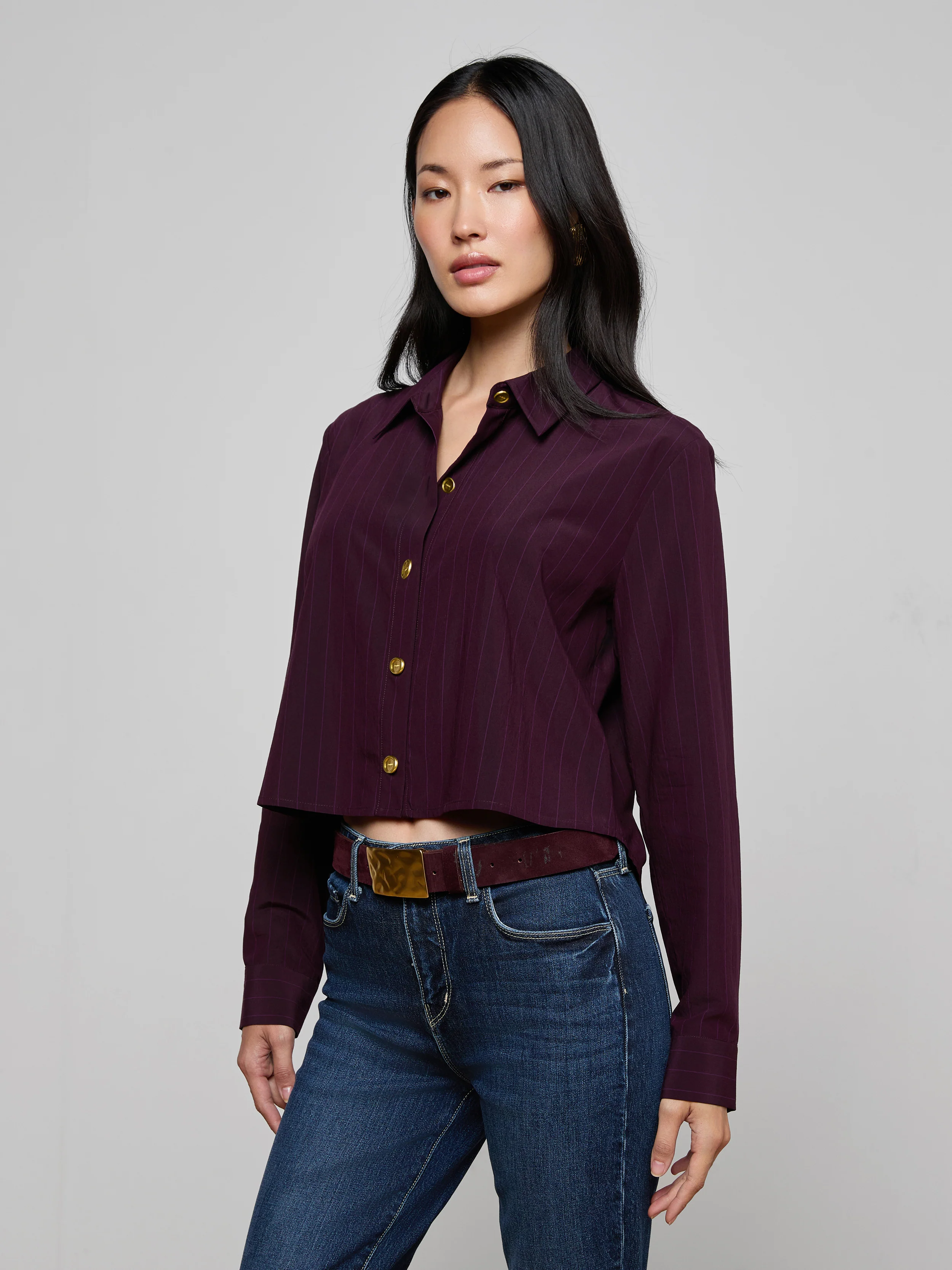 Cosette Pinstriped Shirt - Image 2