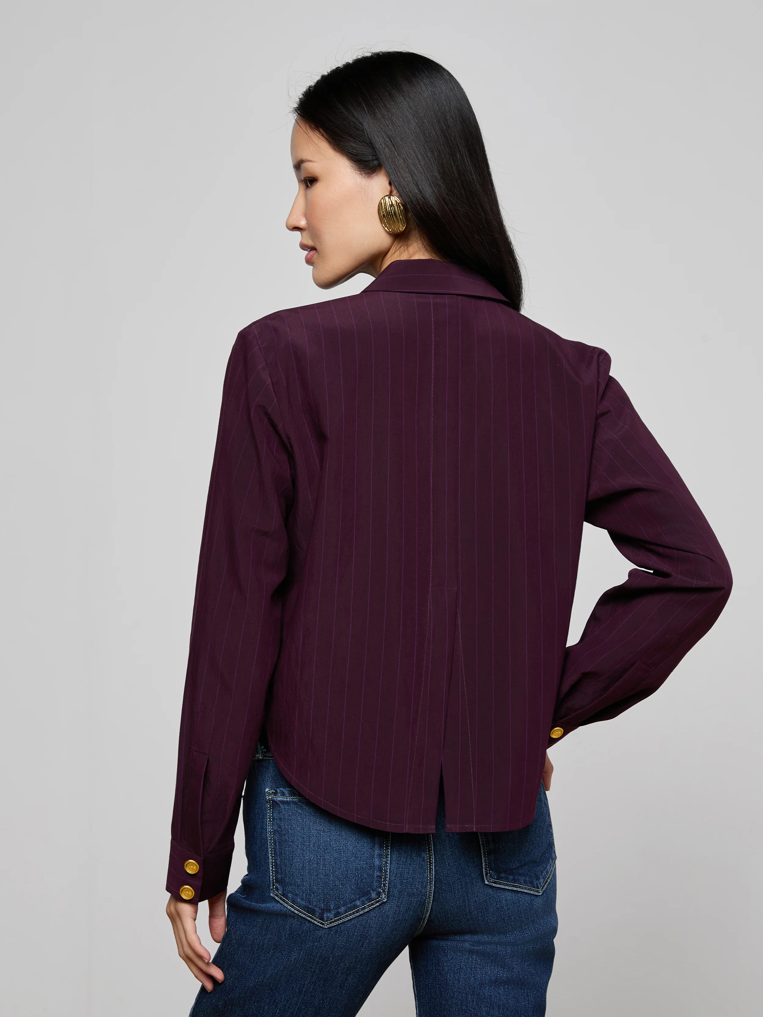 Cosette Pinstriped Shirt - Image 4