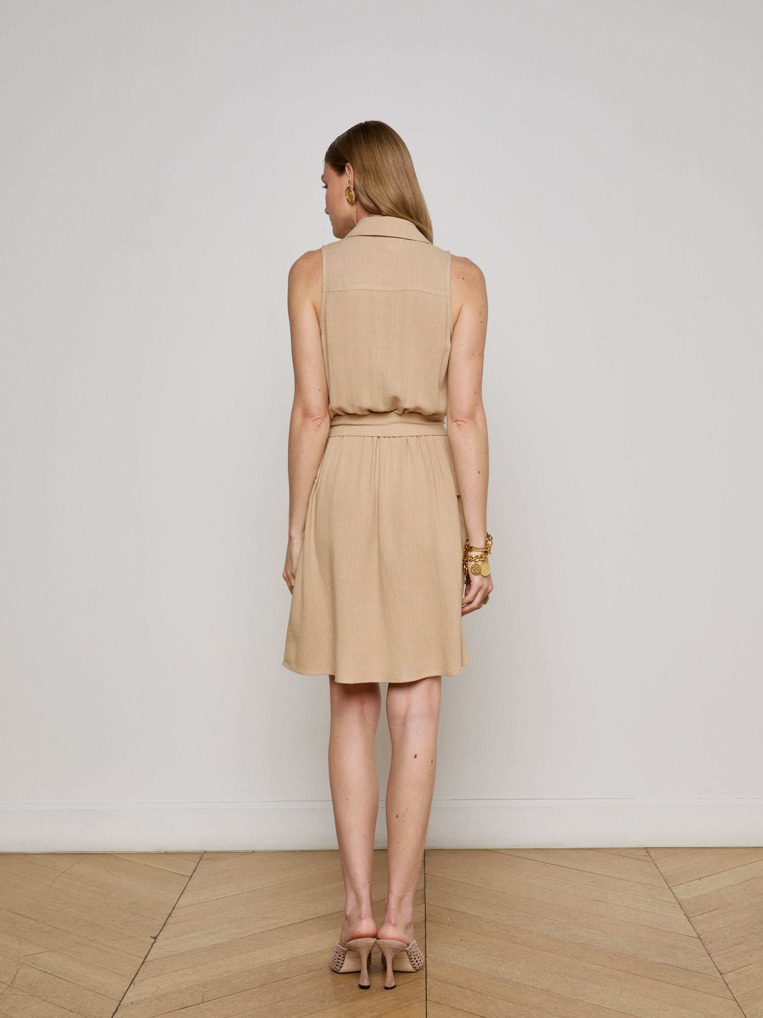 Cosima Linen-Blend Dress - Image 6