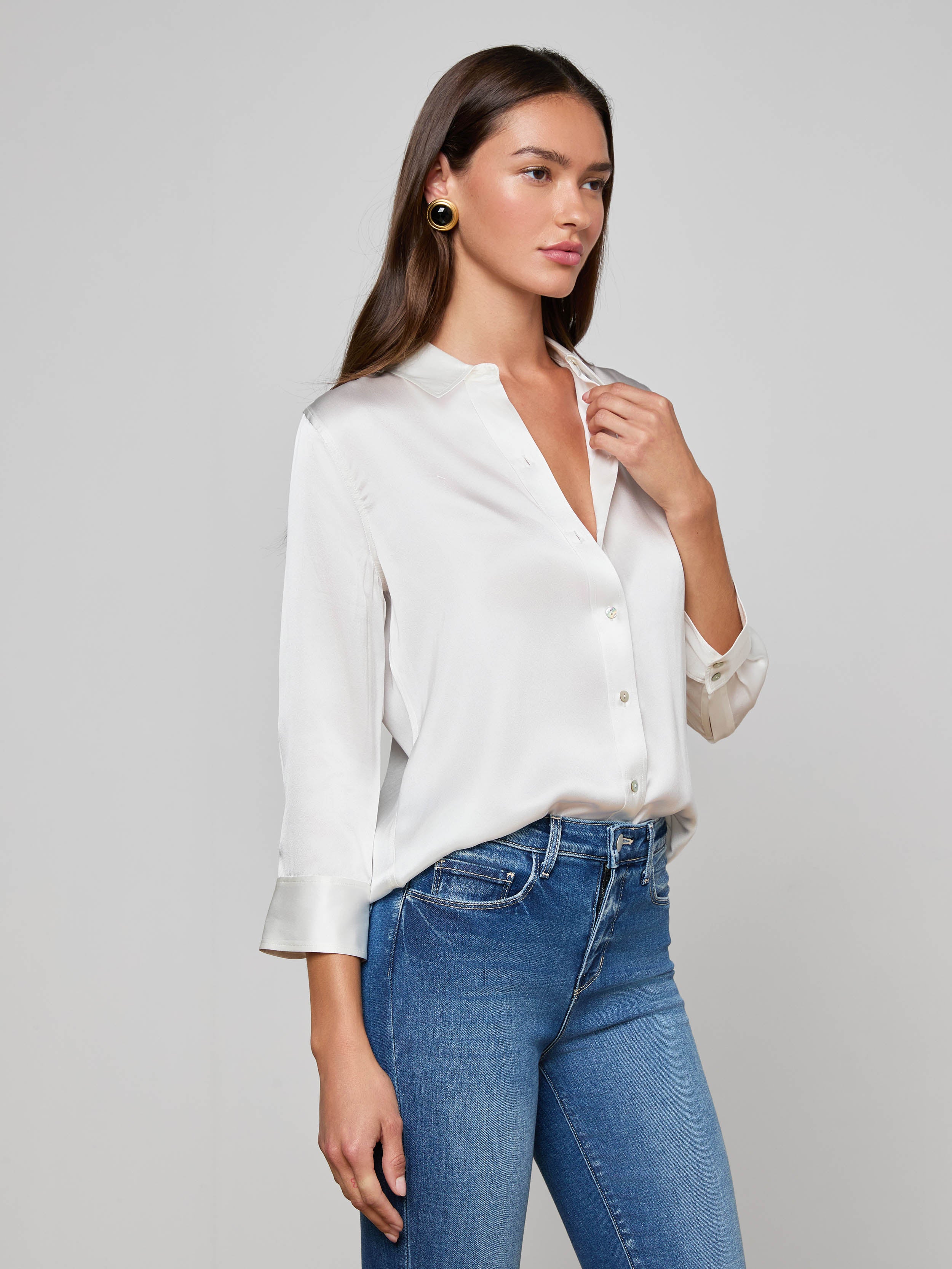 Dani Silk Blouse - Image 3