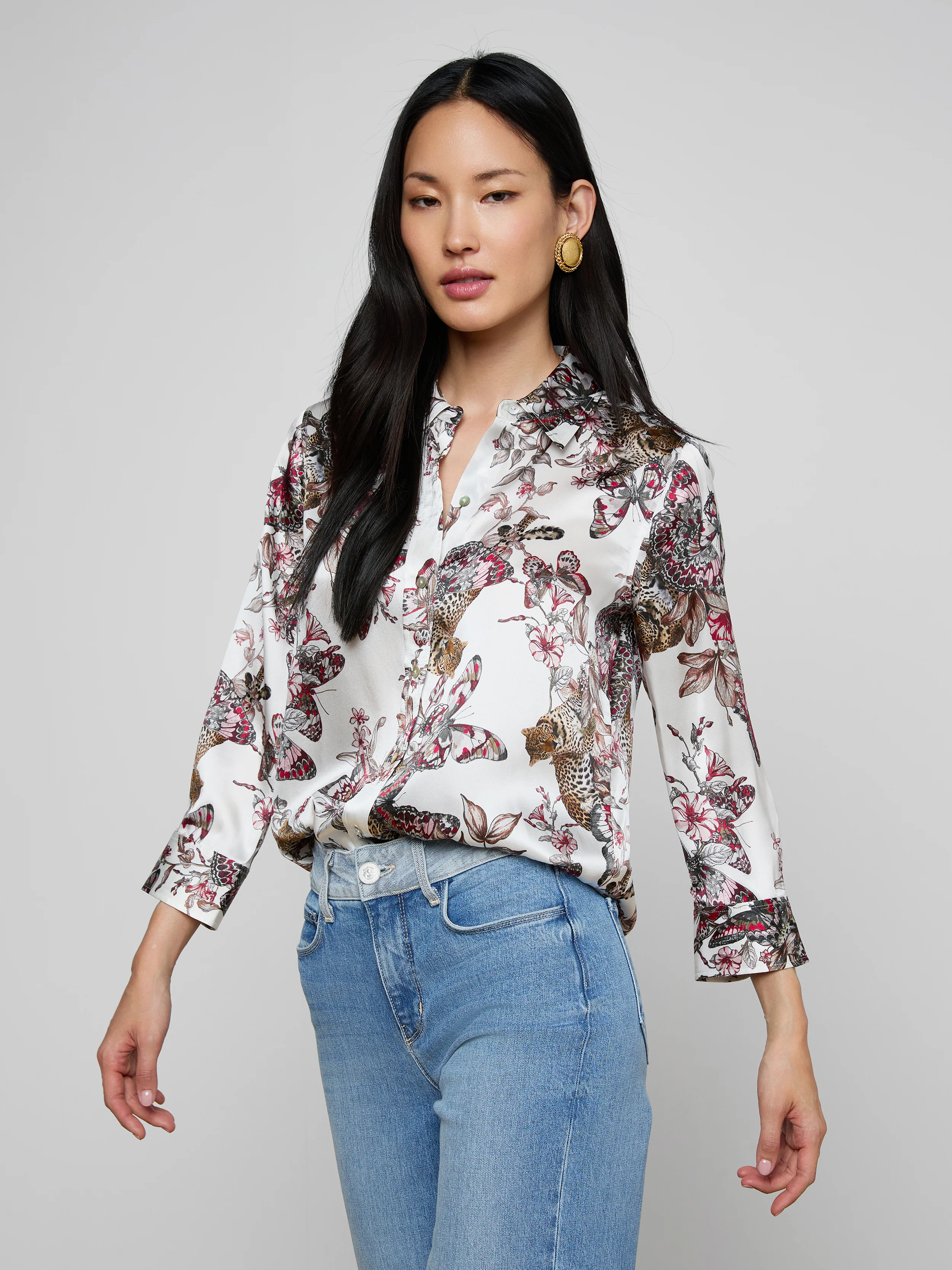 Dani Silk Blouse - Image 3