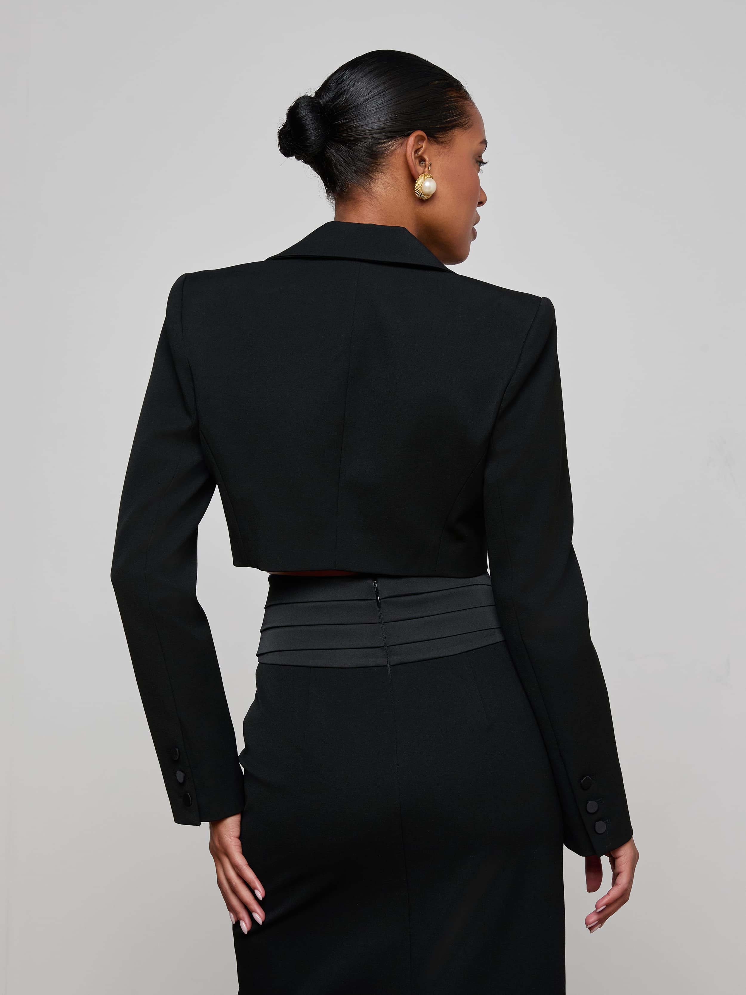 Daxton Cropped Blazer - Image 4