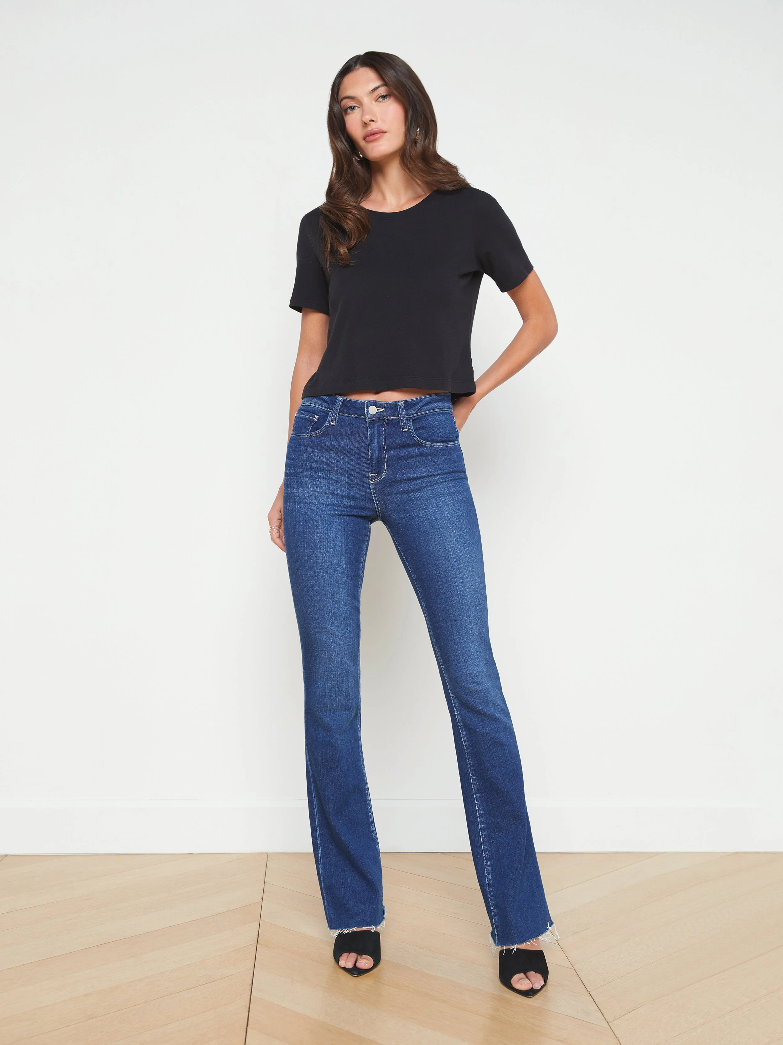 Donna Cotton Cropped Tee - Image 2