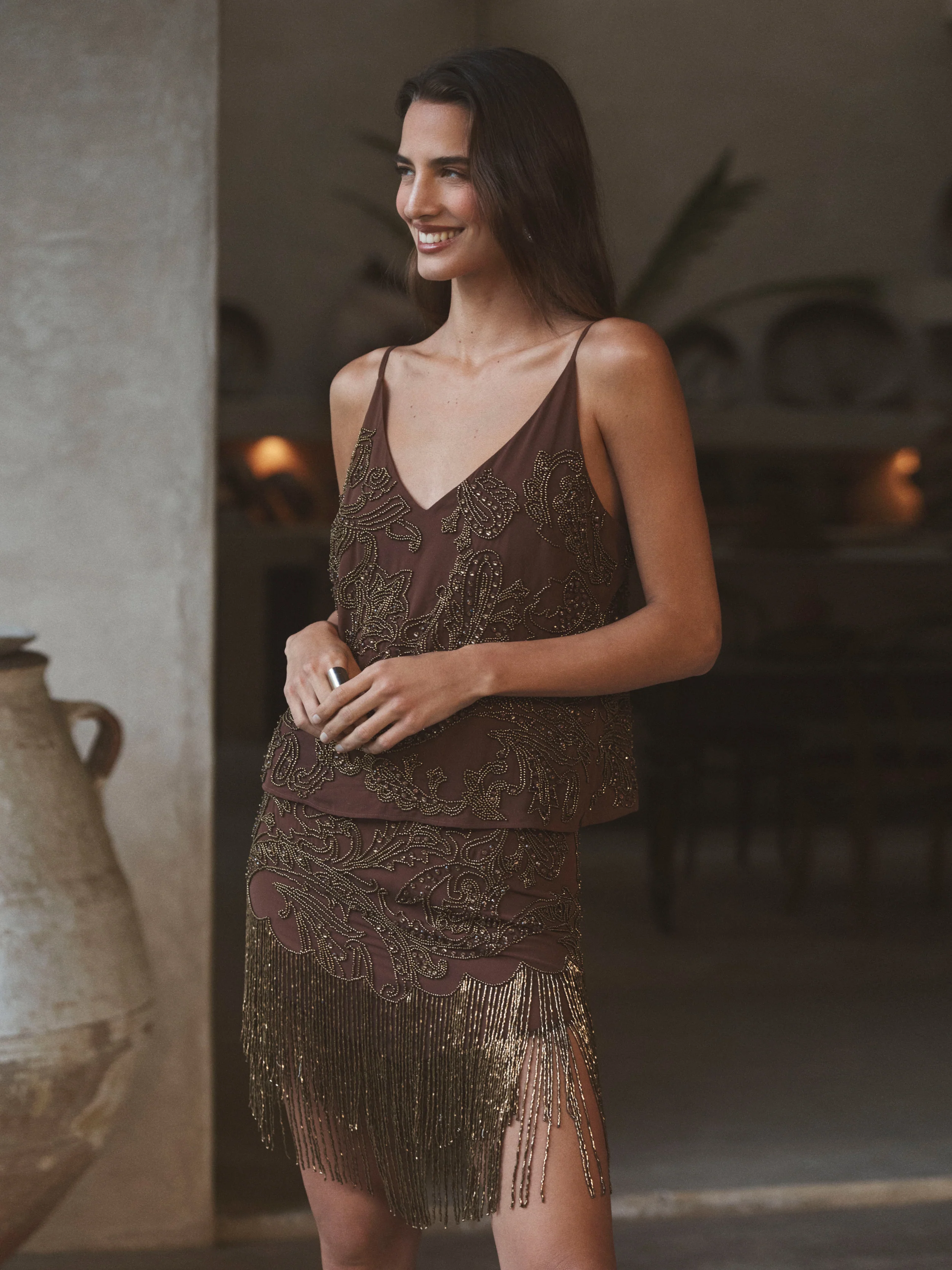Eulla Embellished Mini Skirt - Image 9