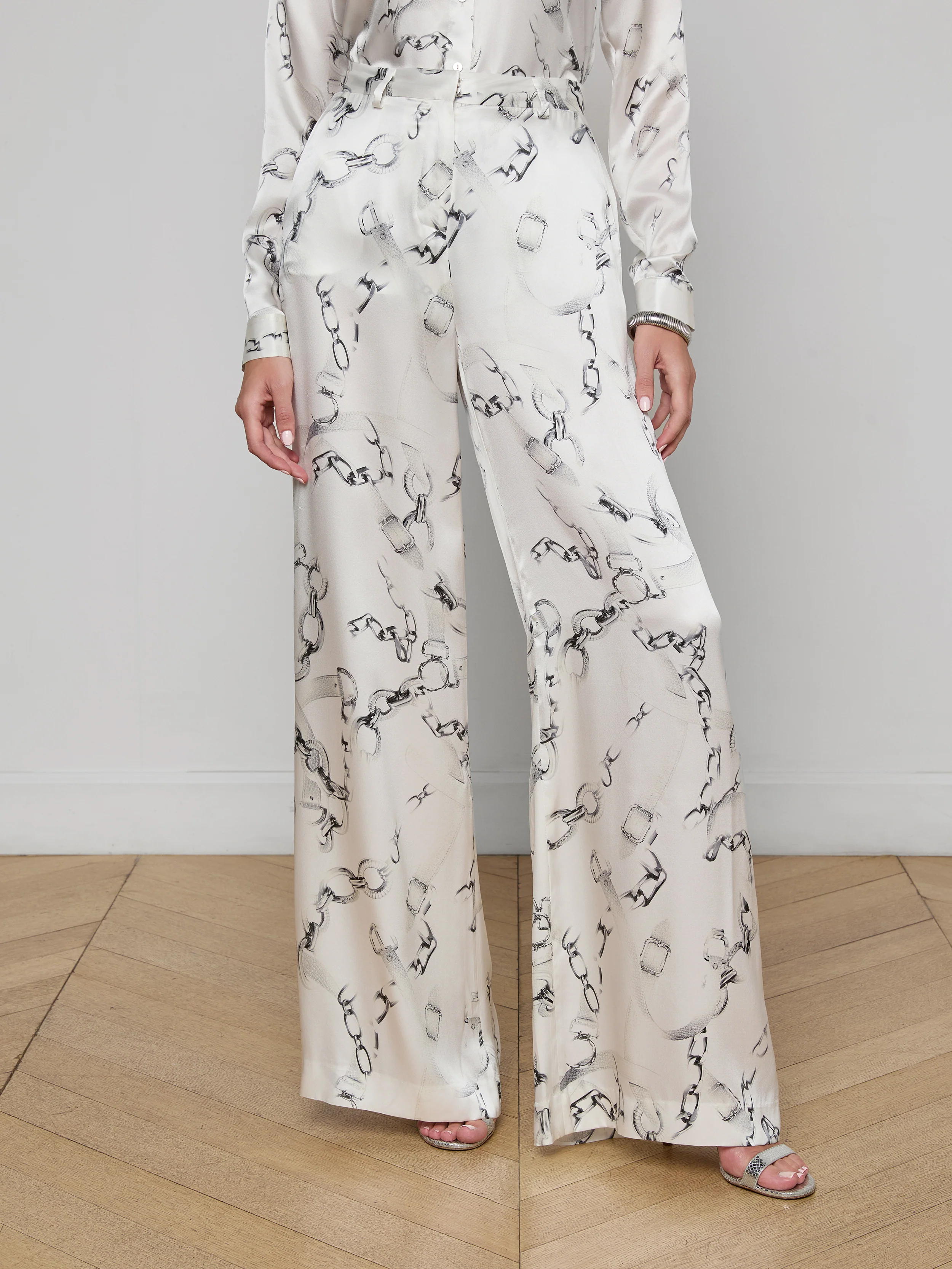 Gavin Silk Wide-Leg Pant - Image 2