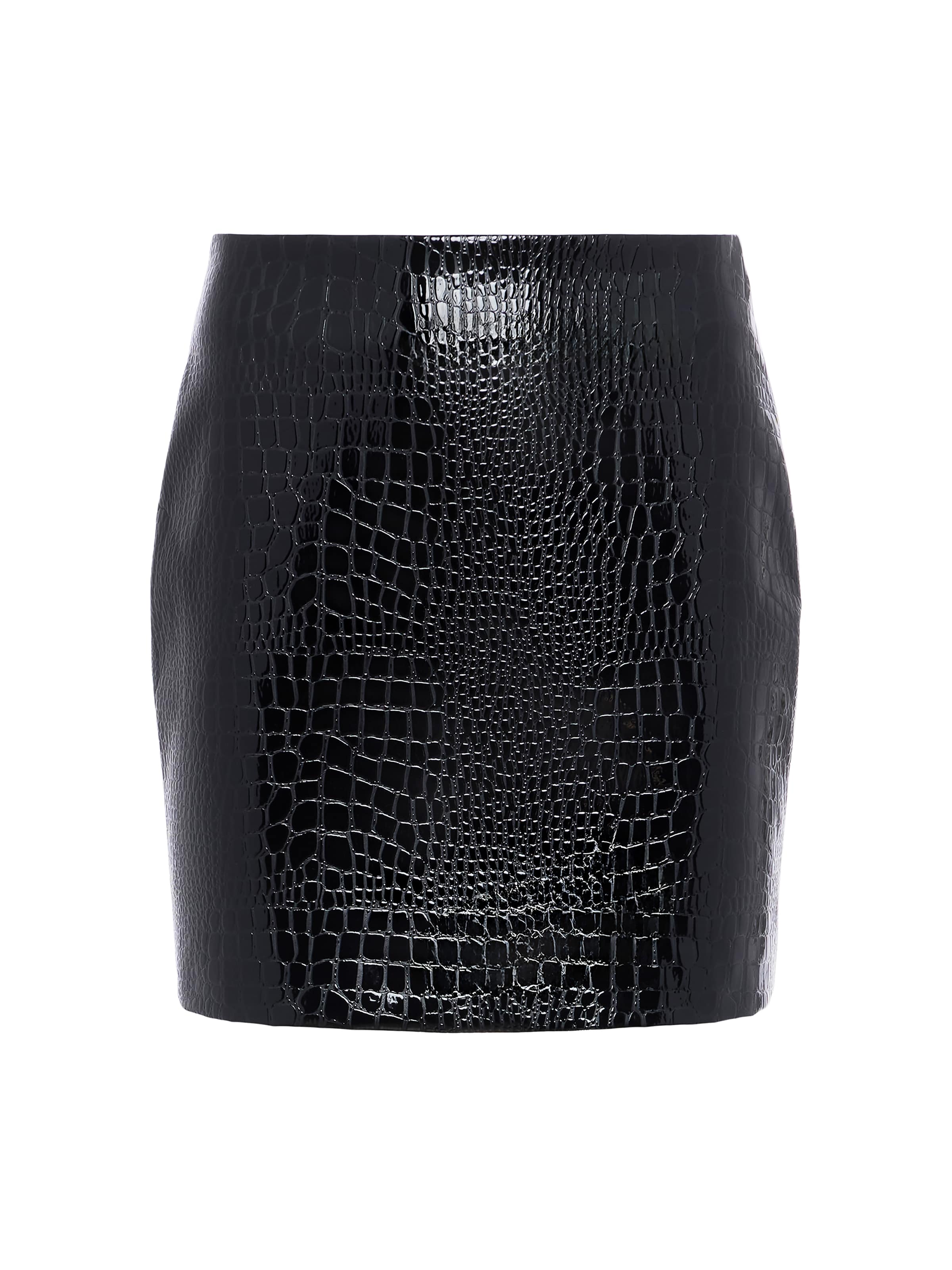 Gerard Croc-Embossed Mini Skirt - Image 6