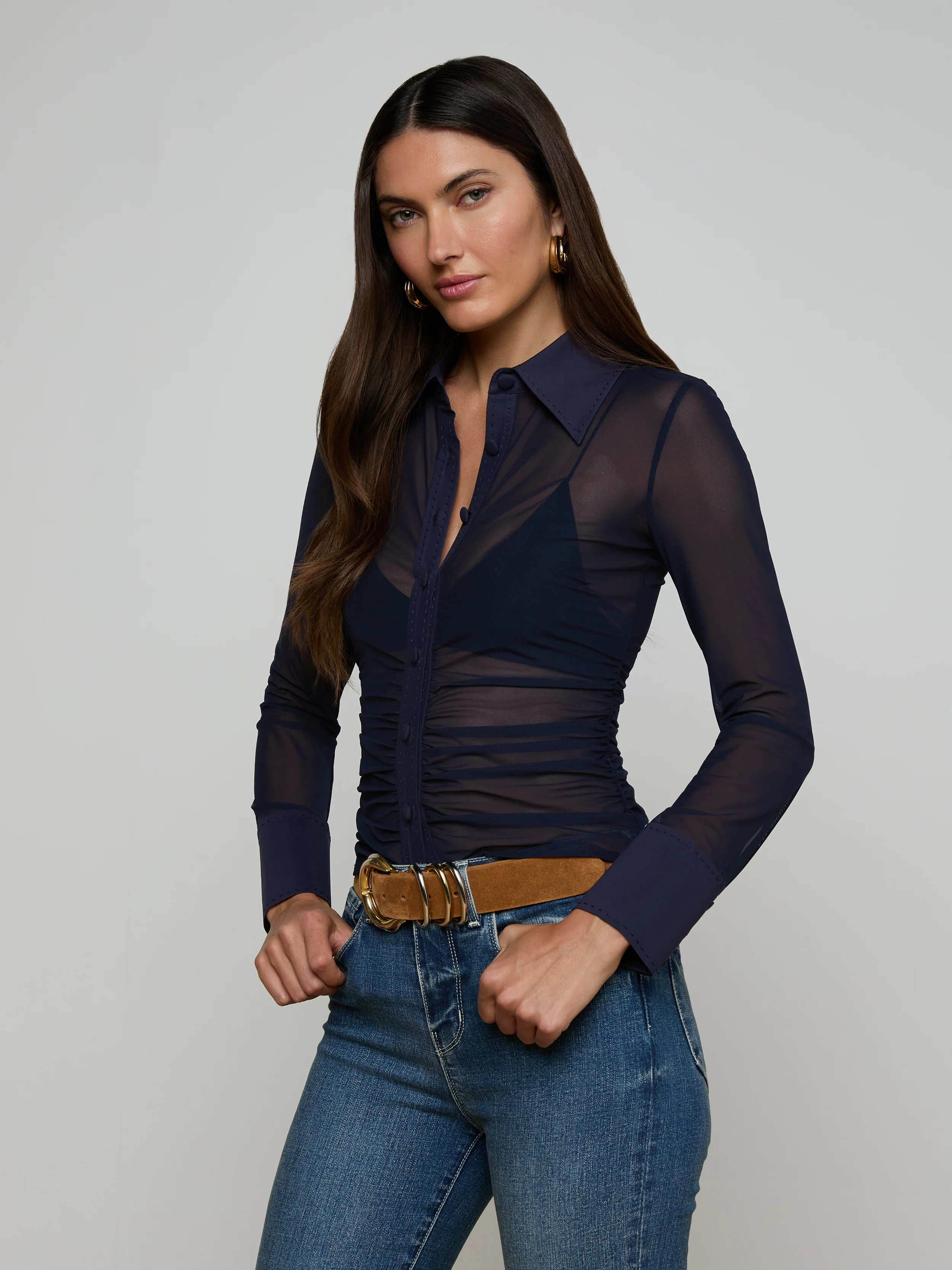 Isola Mesh Blouse - Image 2