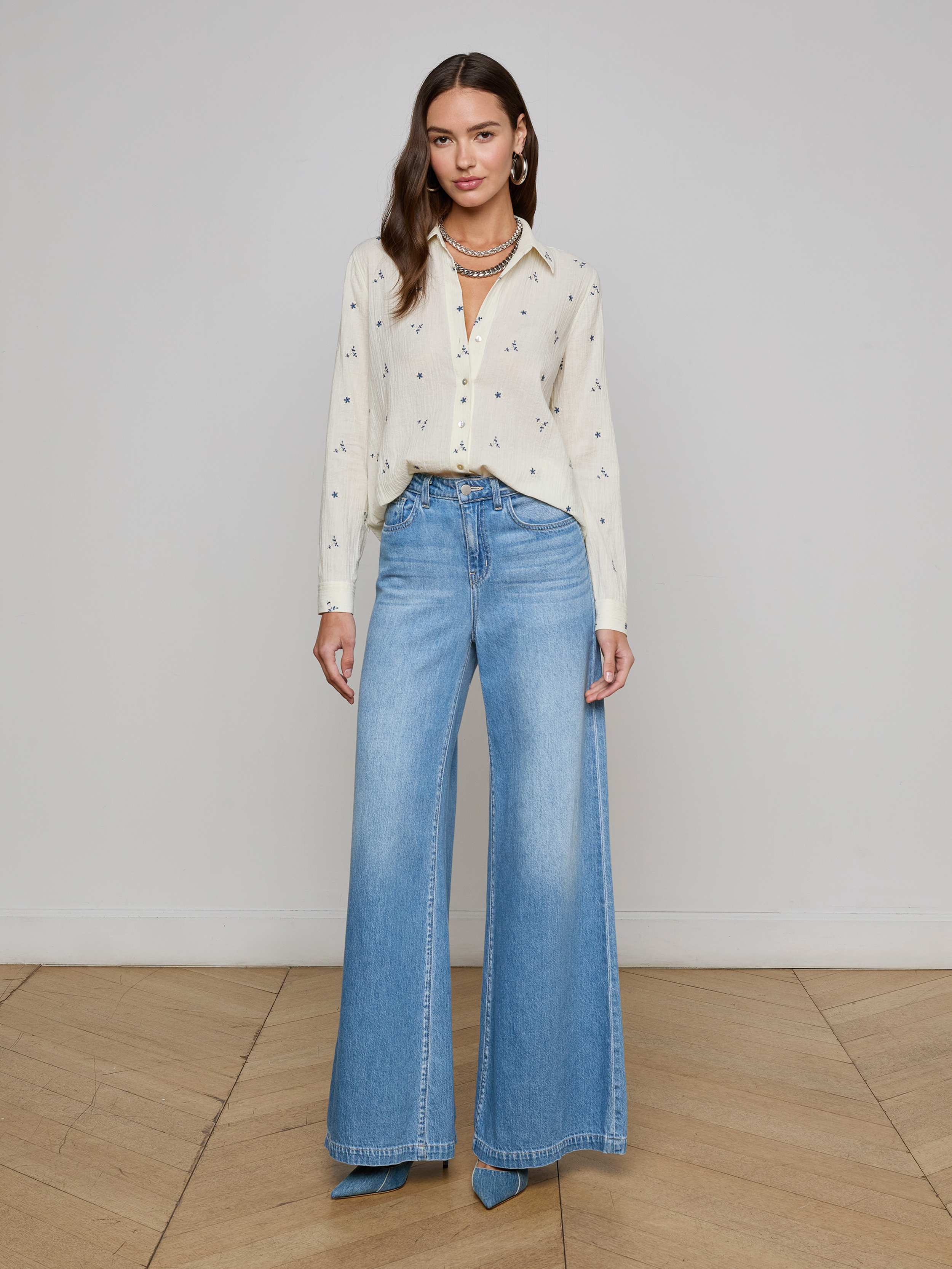 Laurent Embroidered Blouse - Image 4