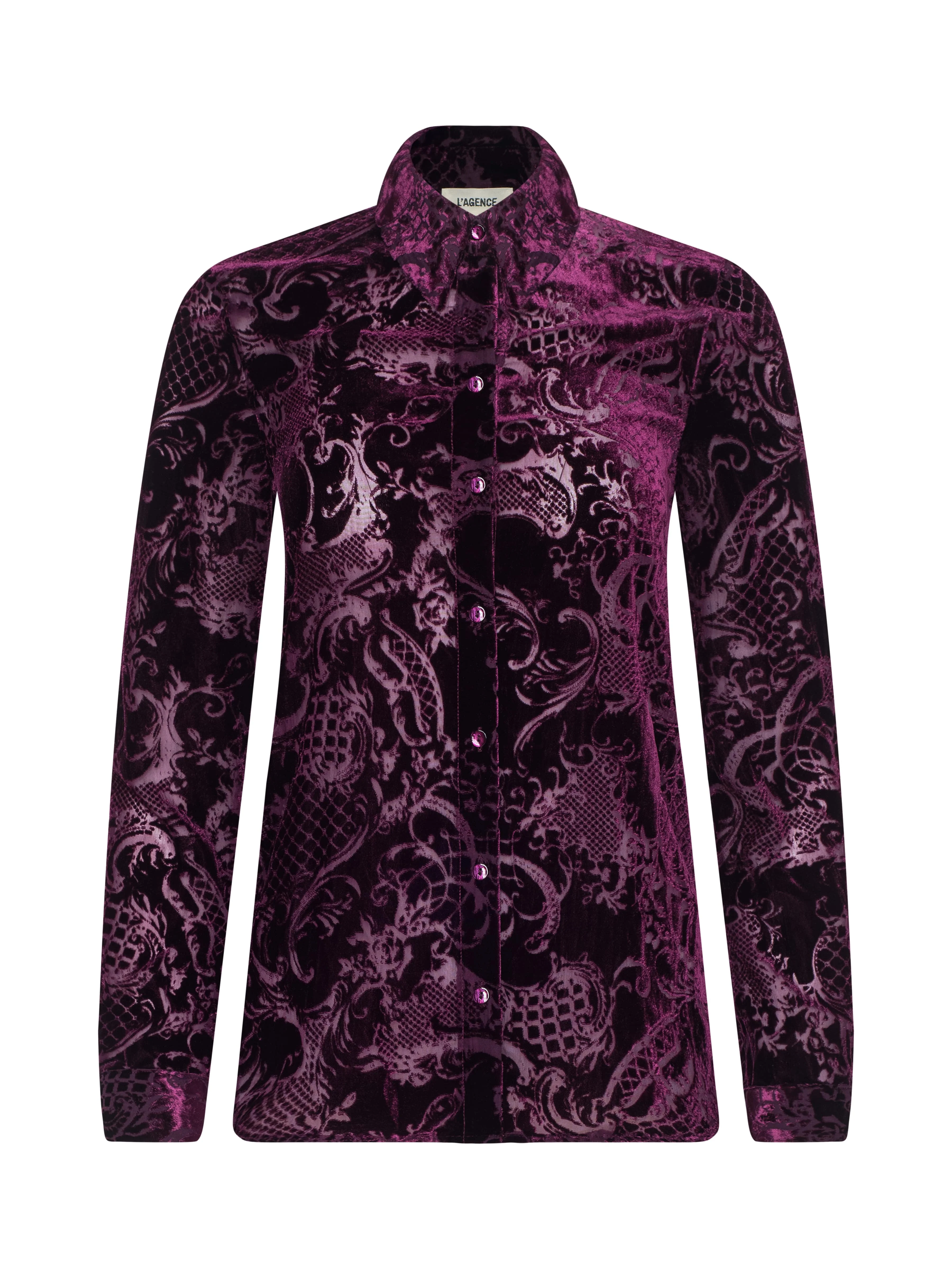 Laurent Velvet Blouse - Image 6