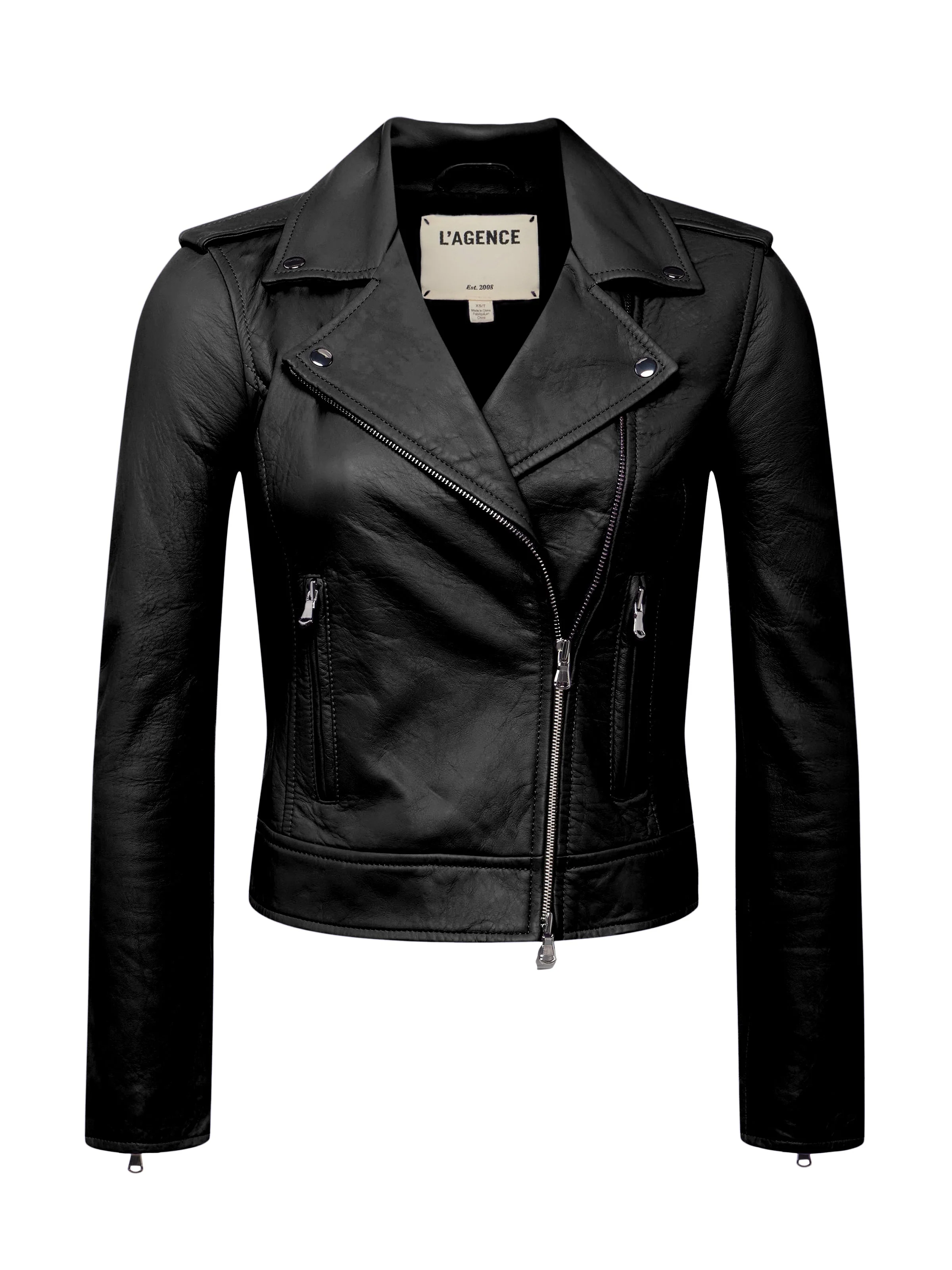 Biker Leather Jacket - Image 6