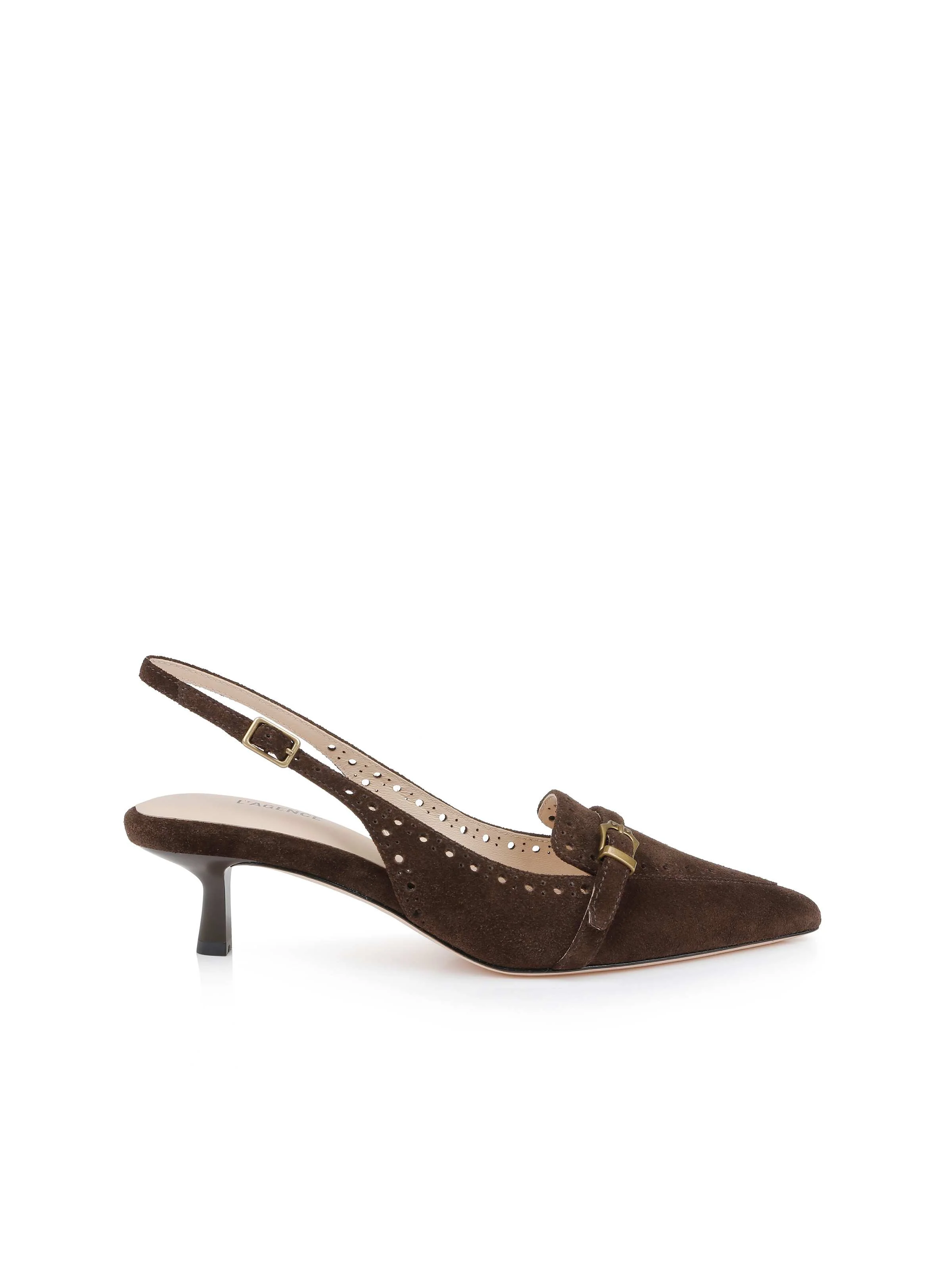 Lourdes Suede Slingback Pump - Image 4