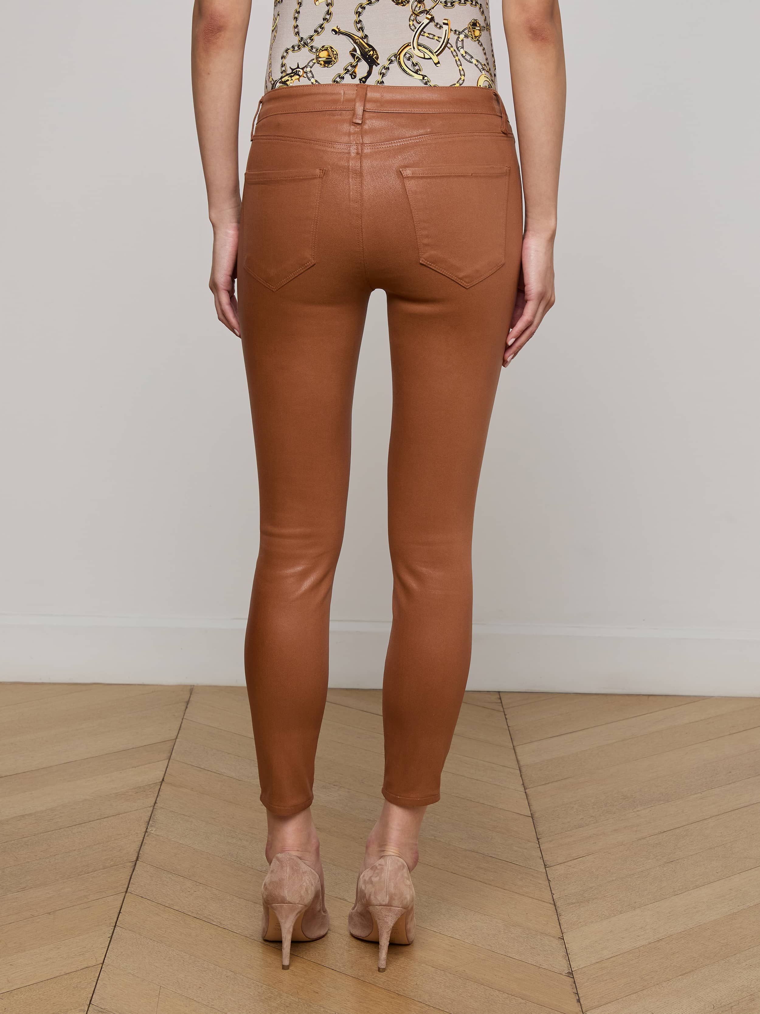 Margot Coated Cropped Skinny Jean - Image 4
