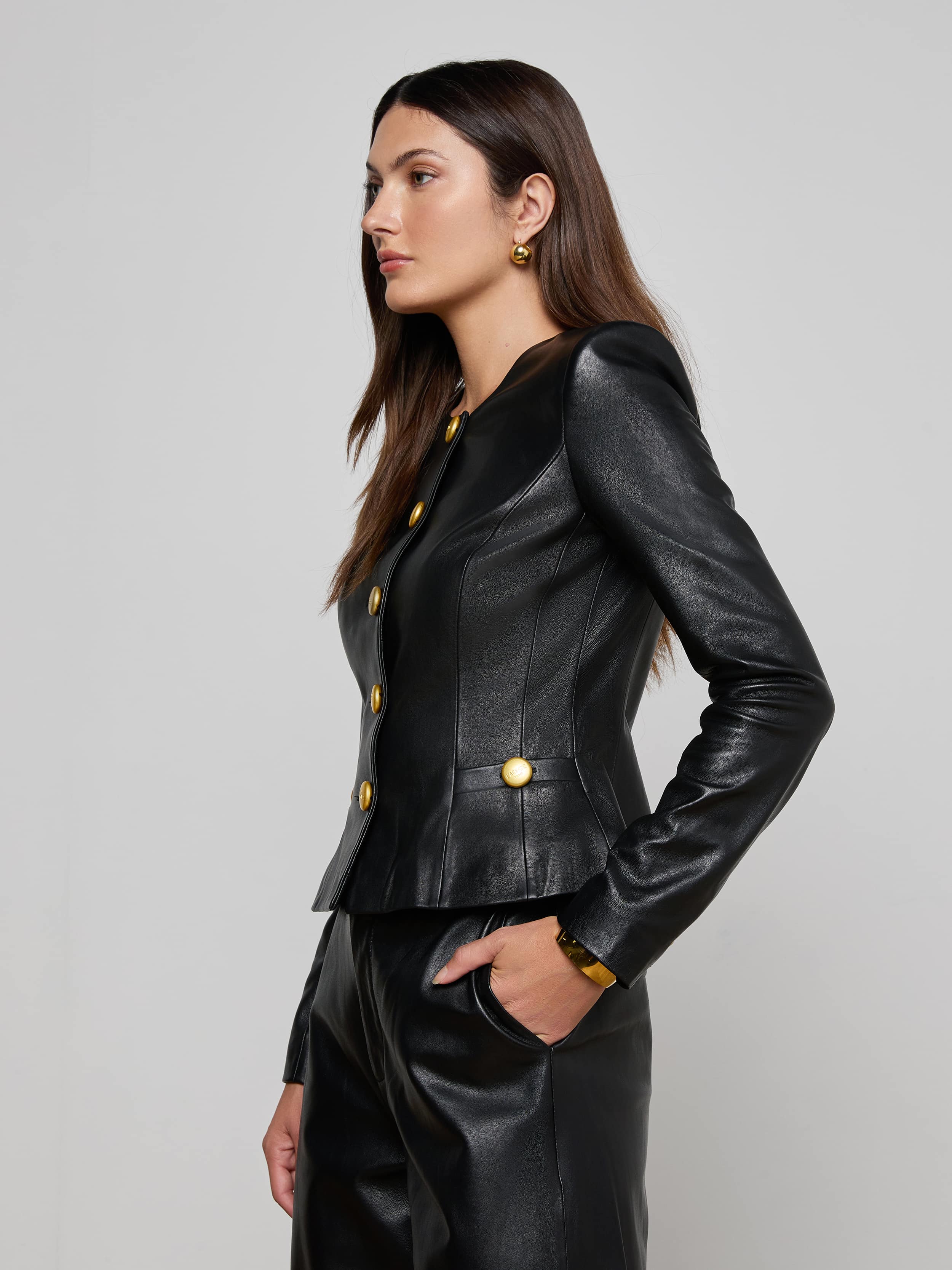 Mariella Leather Jacket - Image 2