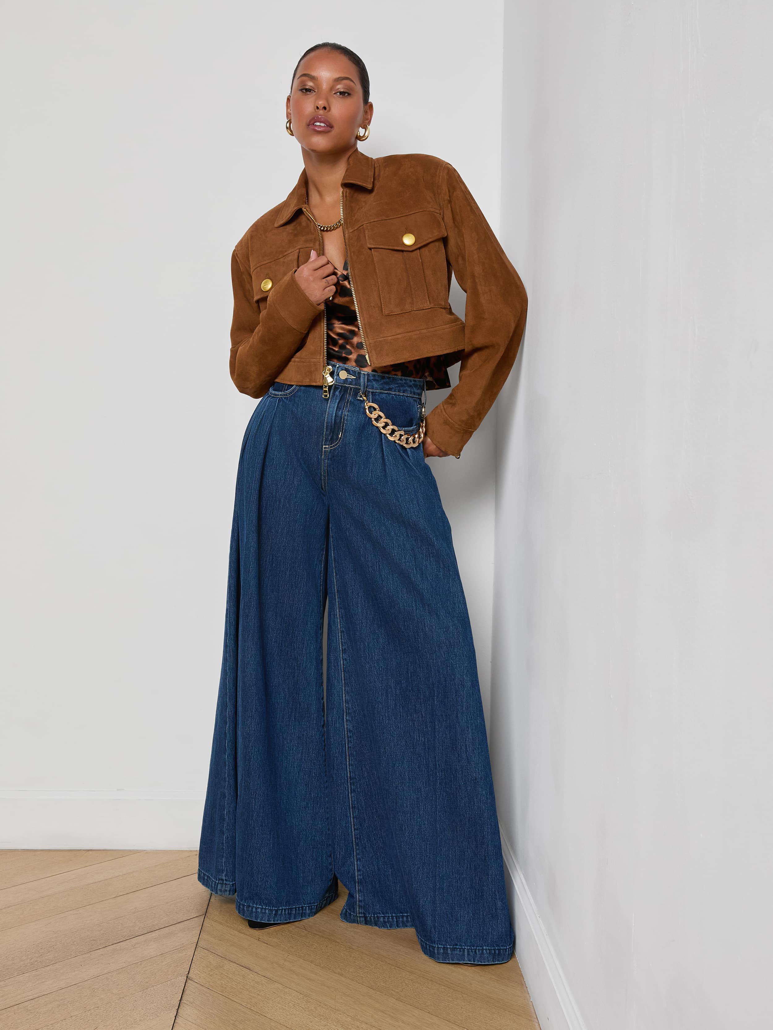Micah Oversized Suede Jacket - Image 5
