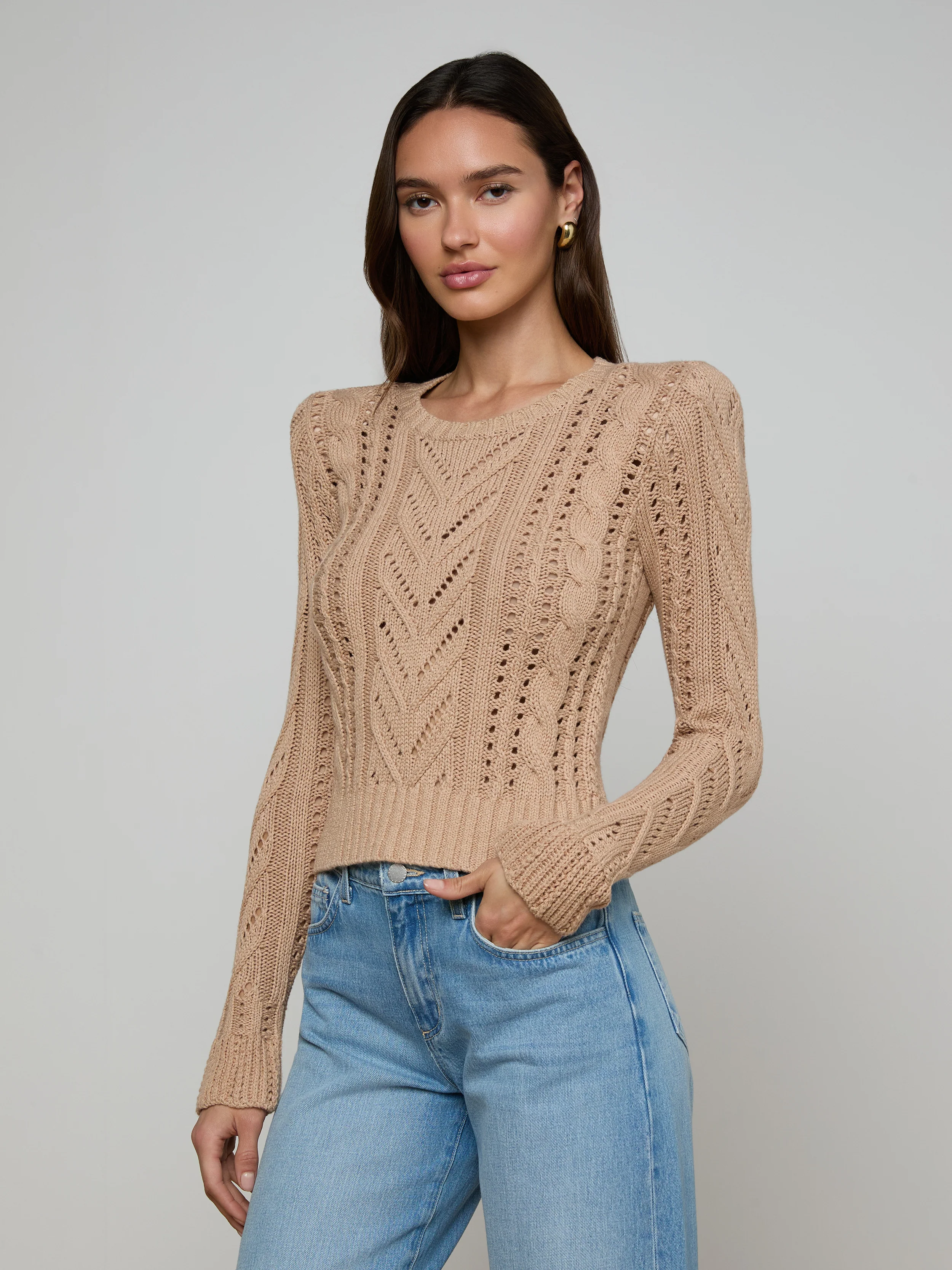 Mio Cabled Pullover - Image 2