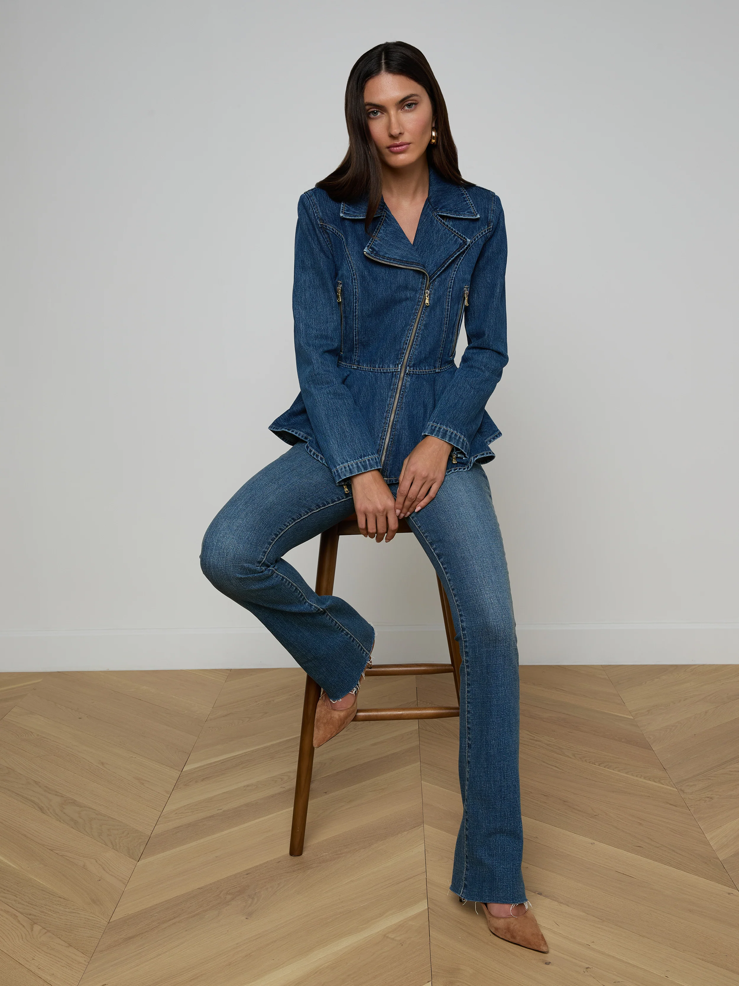 Moxie Peplum Biker Jacket - Image 6