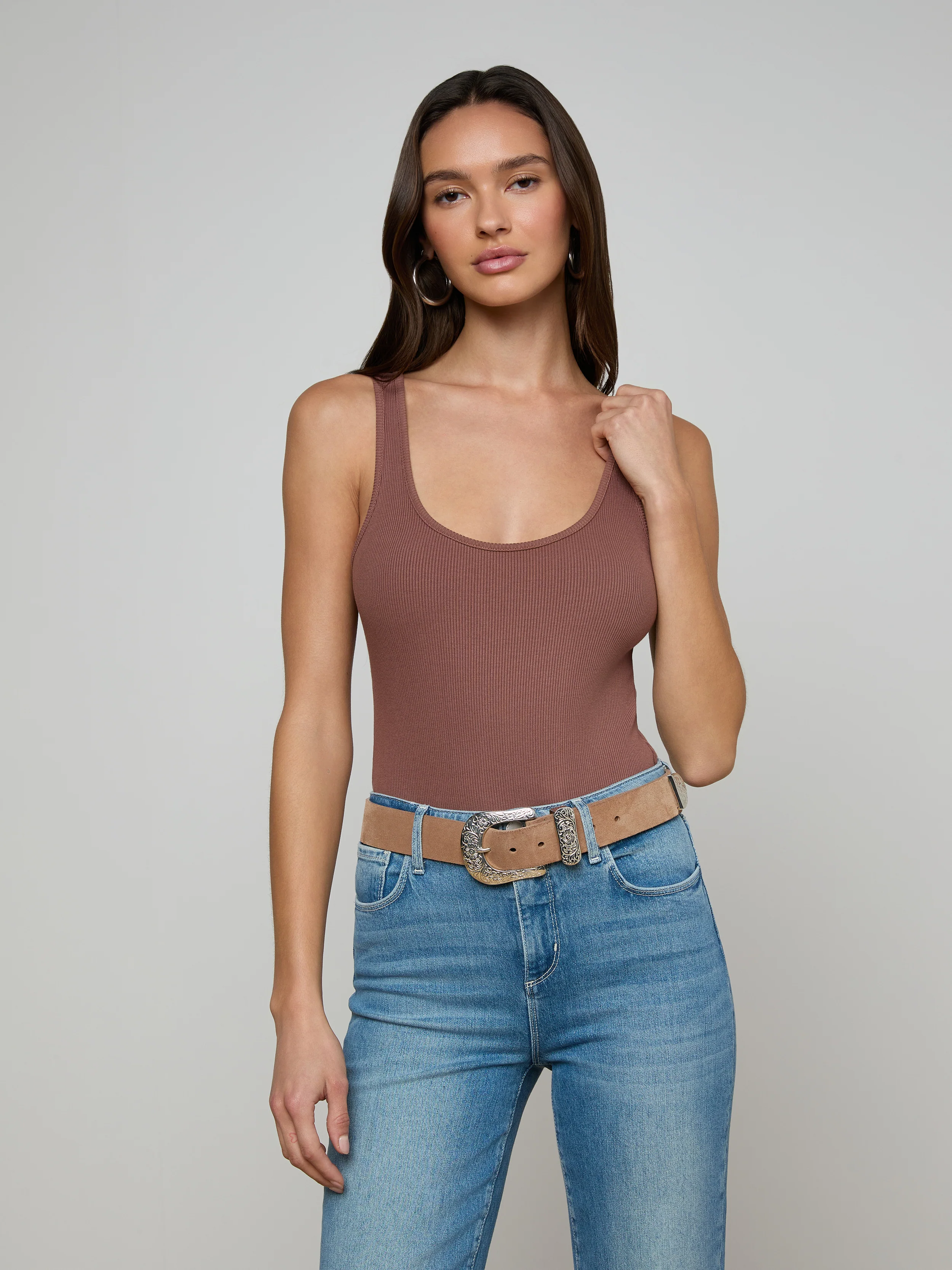 Nica Scoopneck Bodysuit