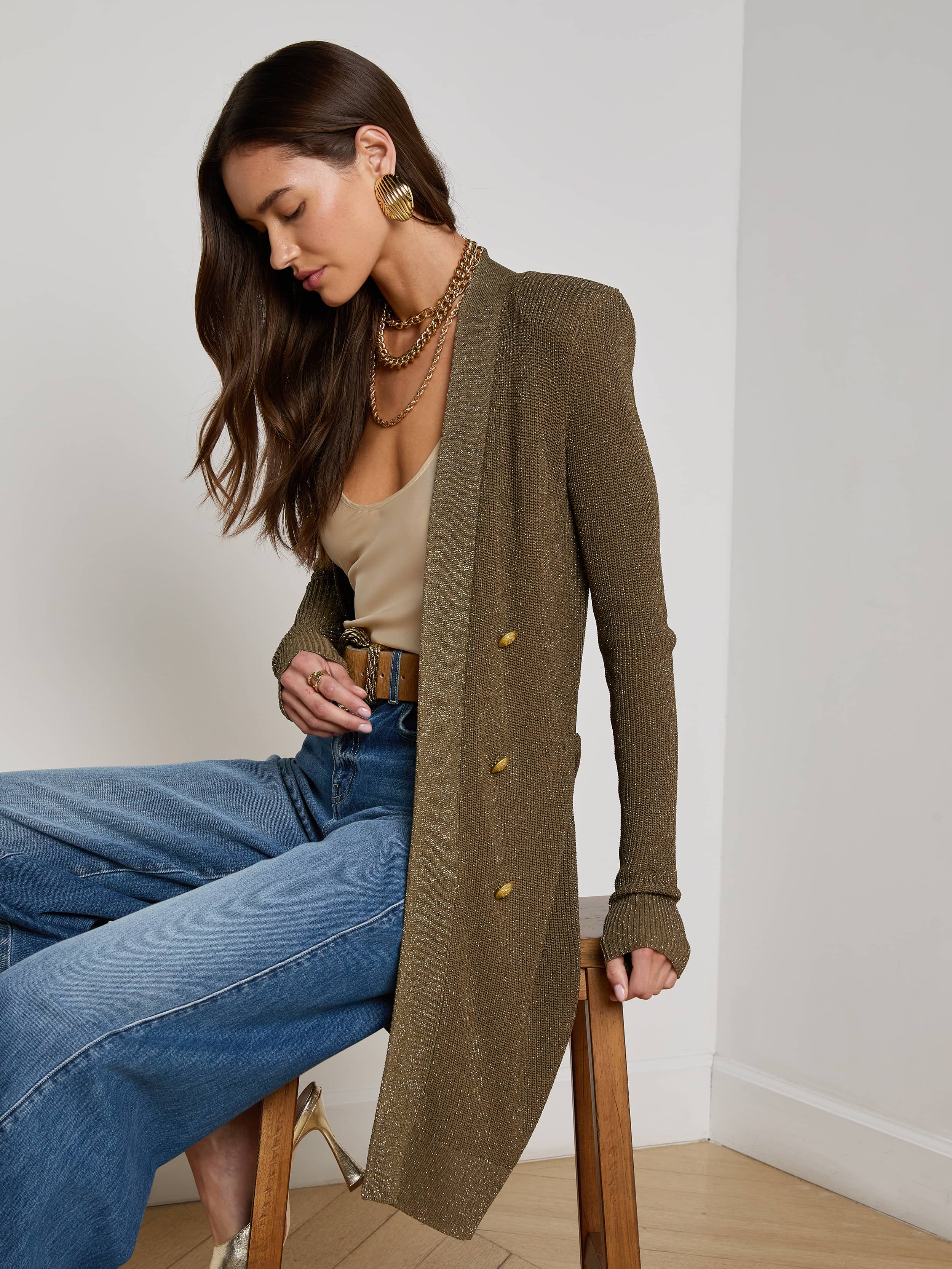Noe Double-Breasted Cardigan - Image 6
