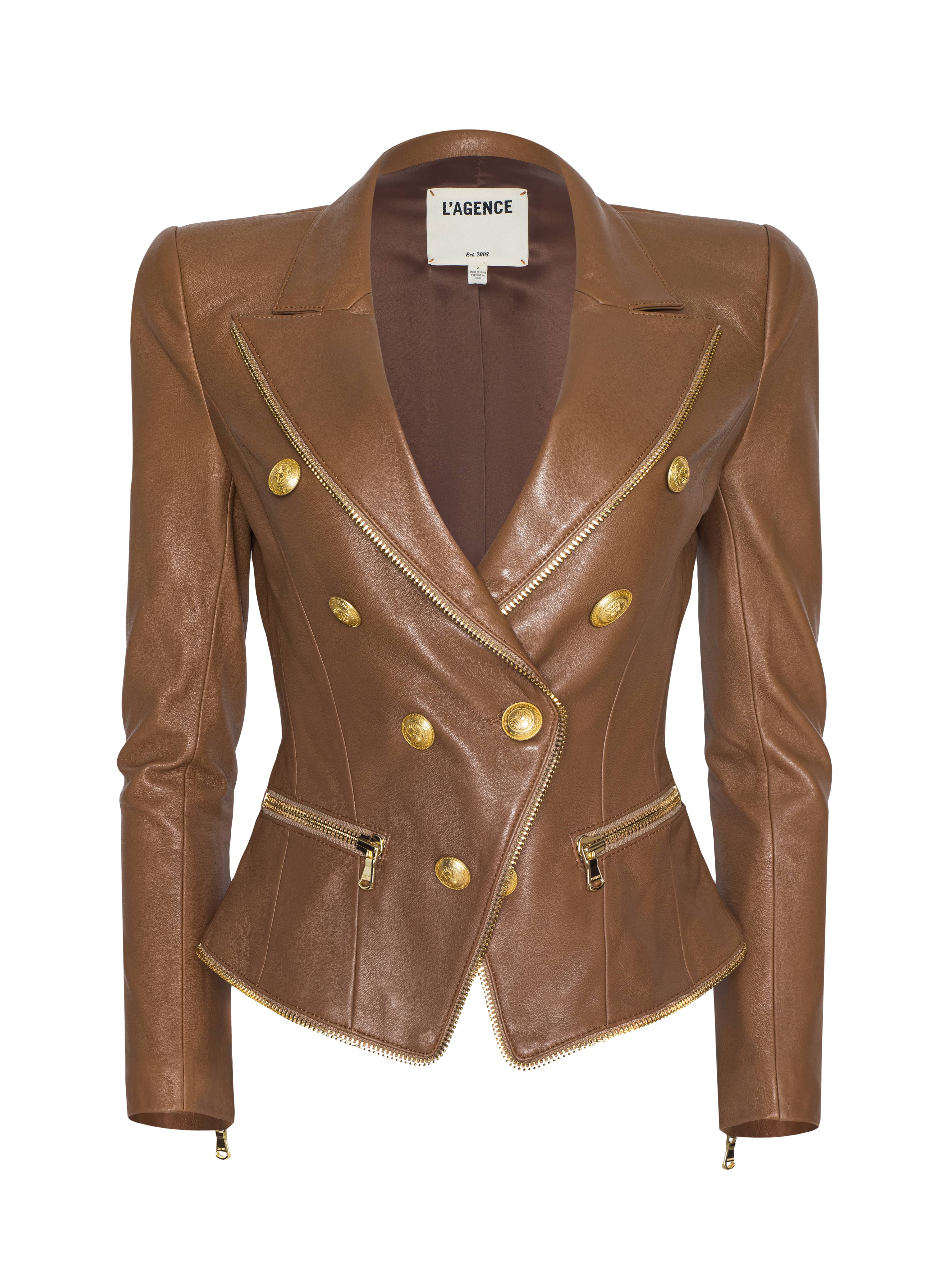 Ottilie Leather Blazer - Image 6