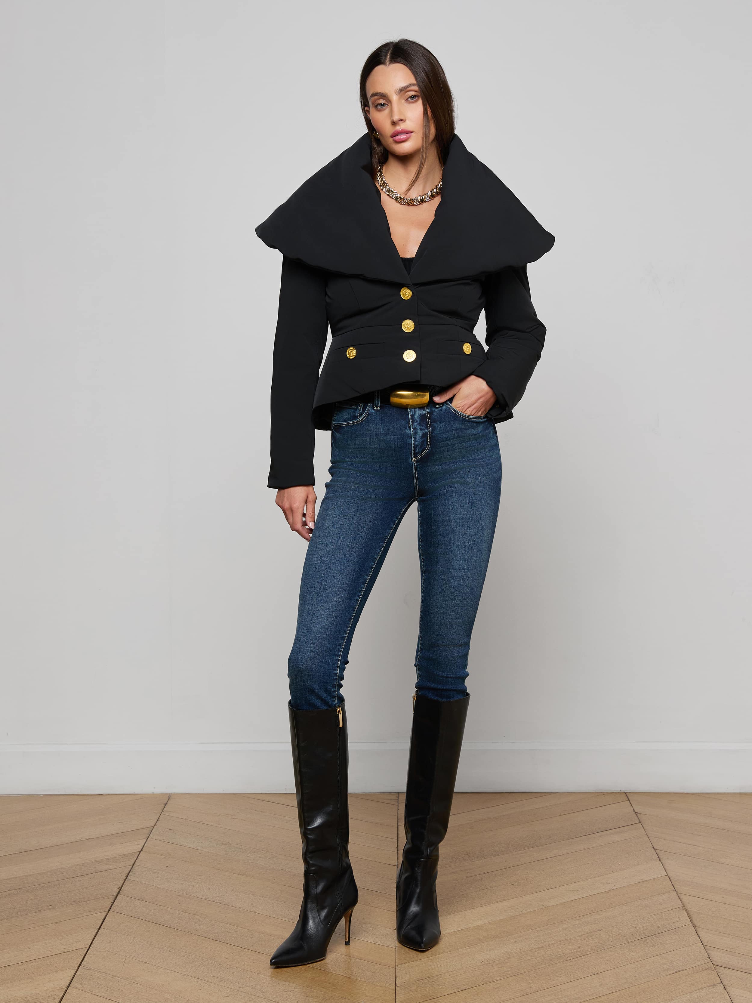 Pippa High Collar Jacket - Image 4