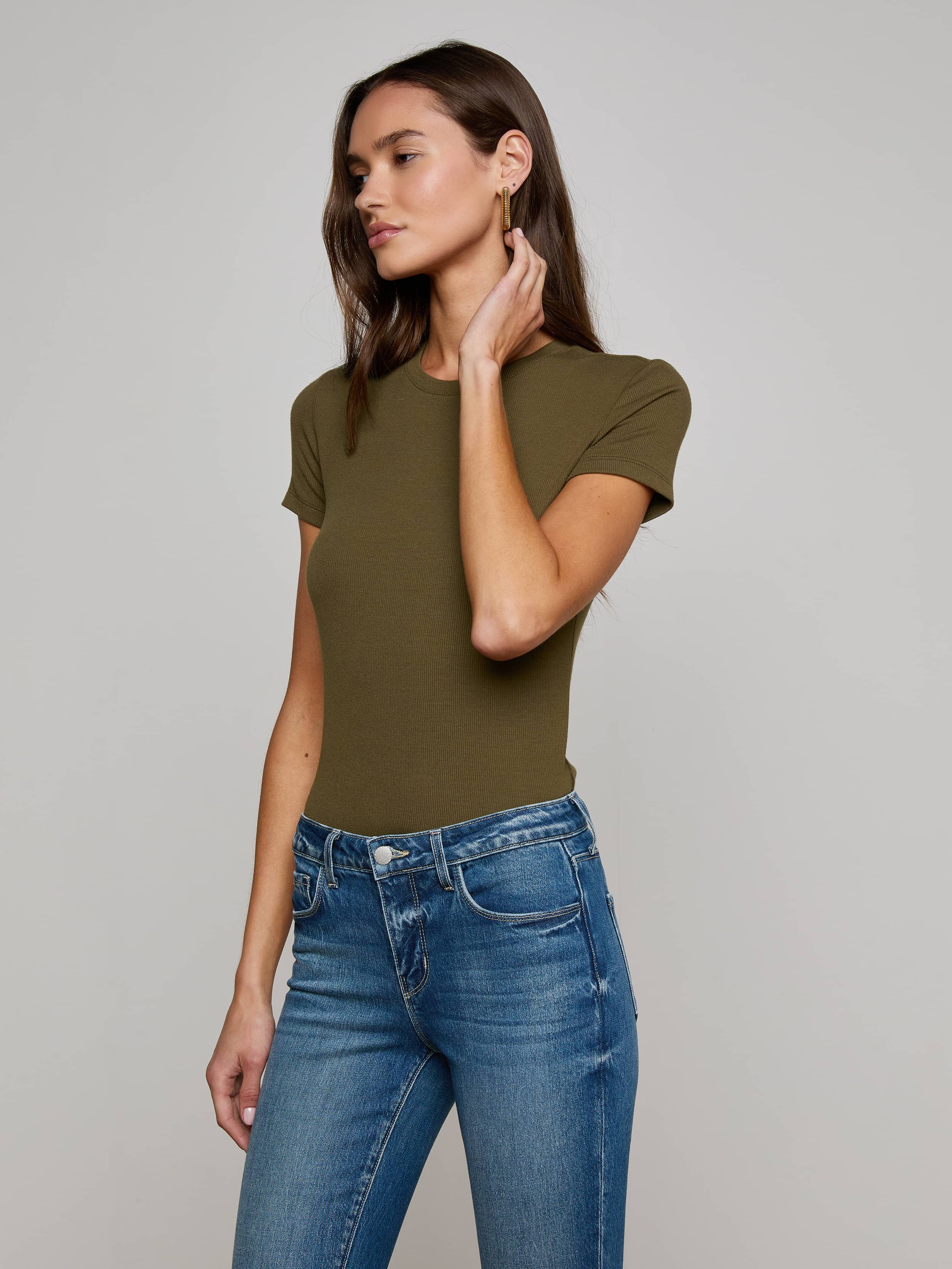 Ressi Micro-Rib Tee - Image 3