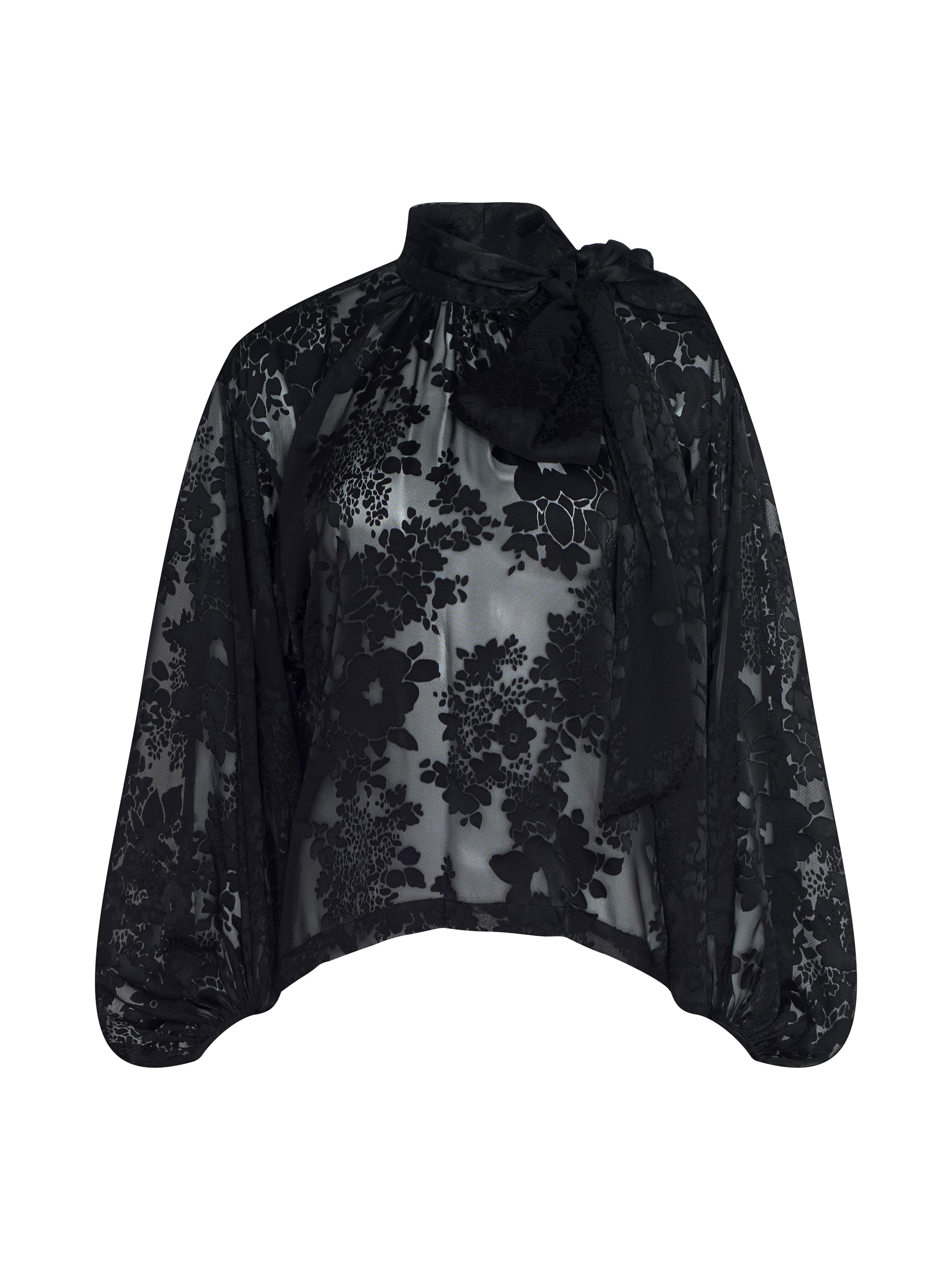 Rhett Burnout Satin Blouse - Image 8