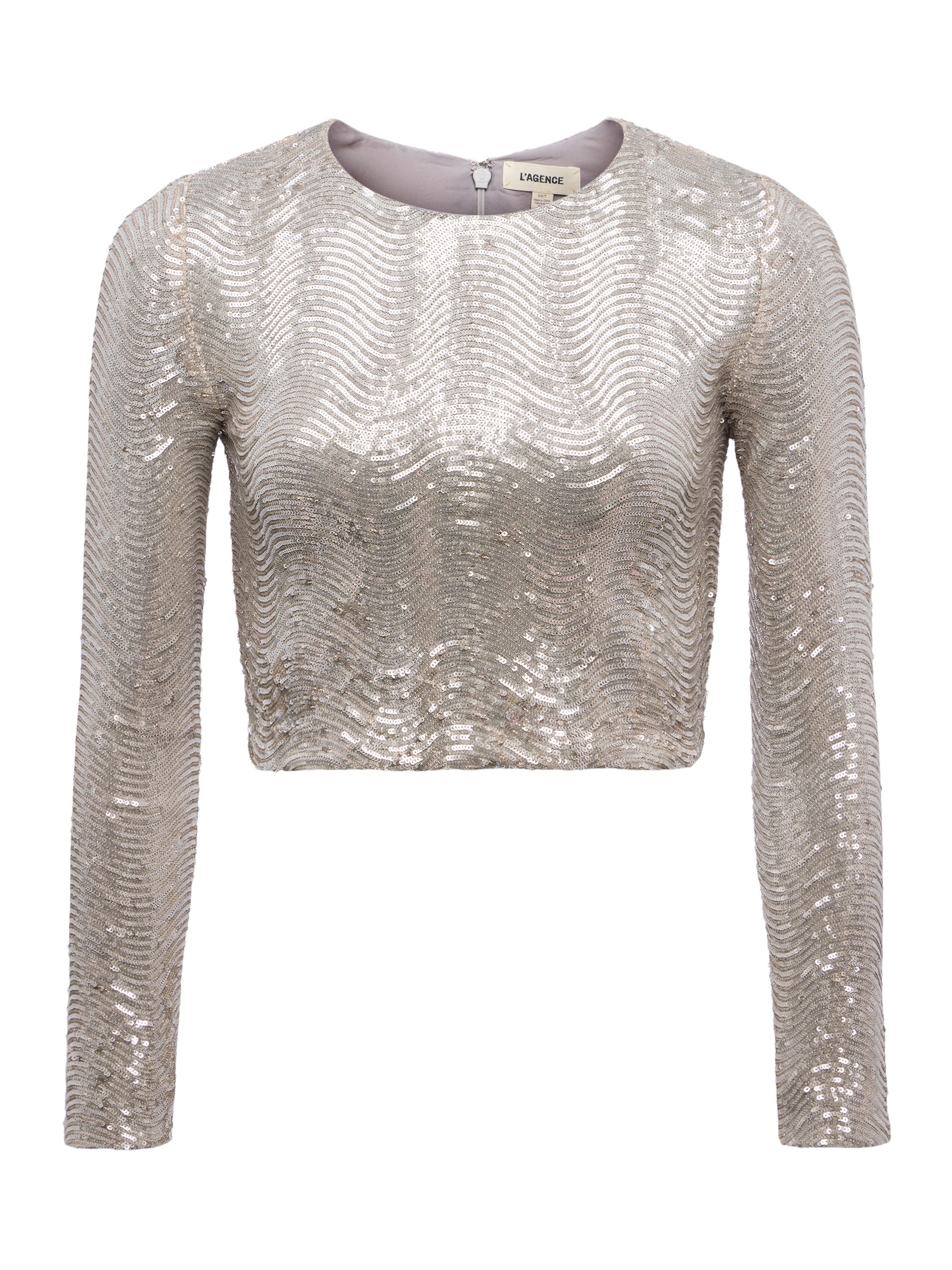 Rogan Sequin Cropped Top - Image 6
