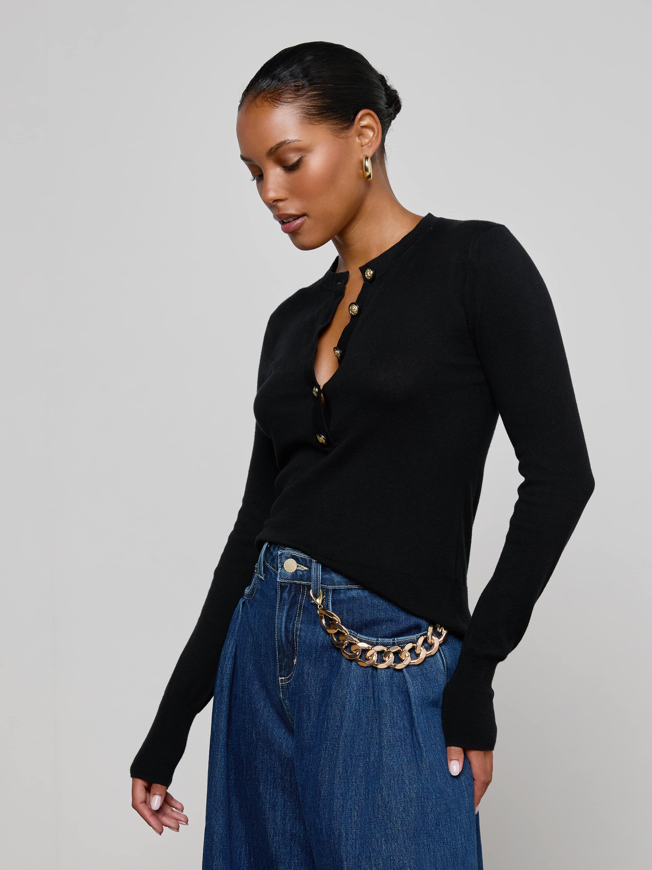 Ronda Knit Henley Top - Image 2