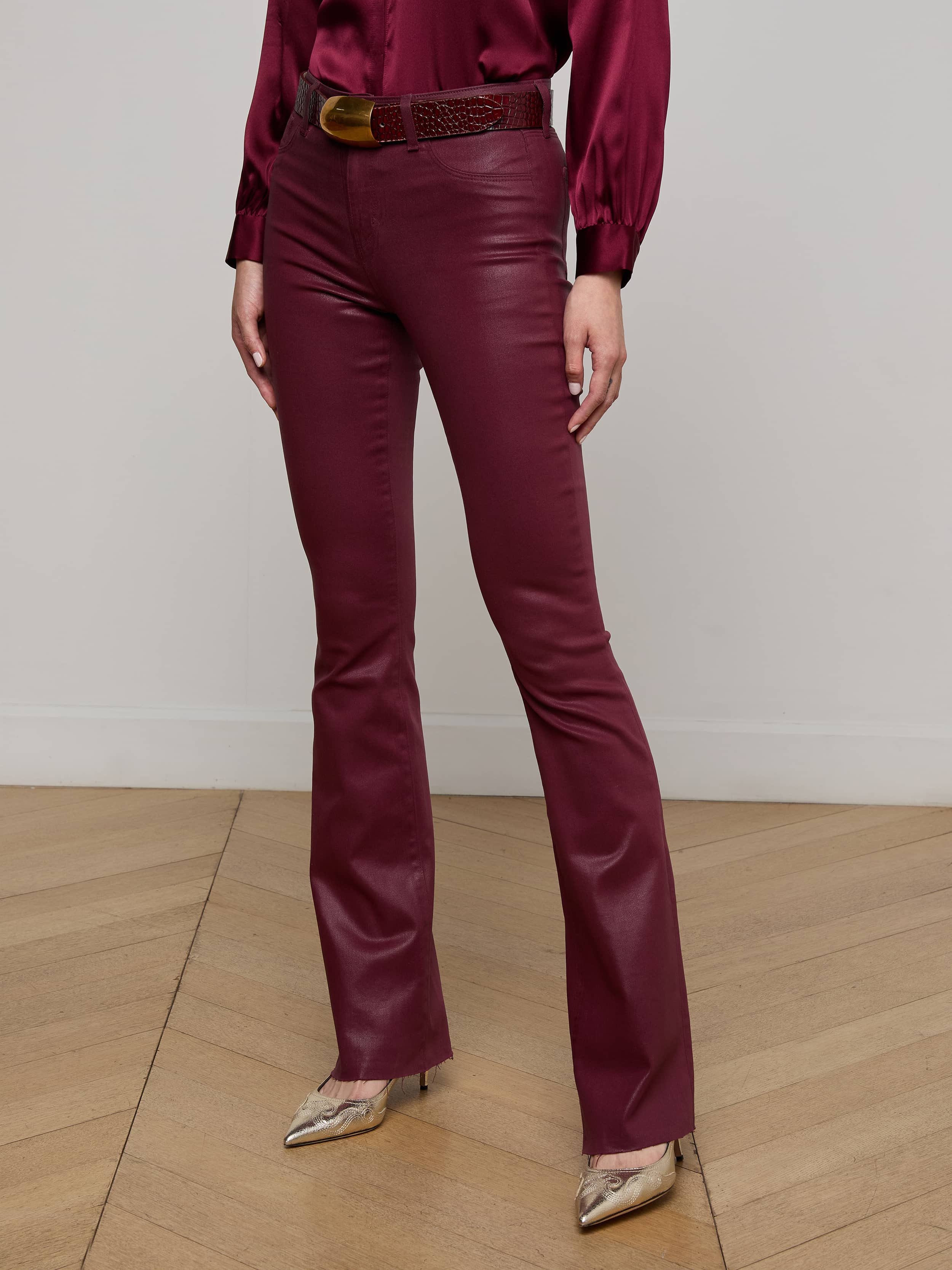 Ruth Coated Straight-Leg Jean - Image 3